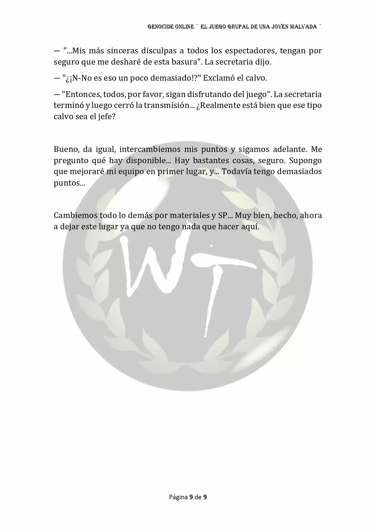 Genocide Online - Novela Web (Novela) - Capítulo 61 - Página 10 - LectorTMOo