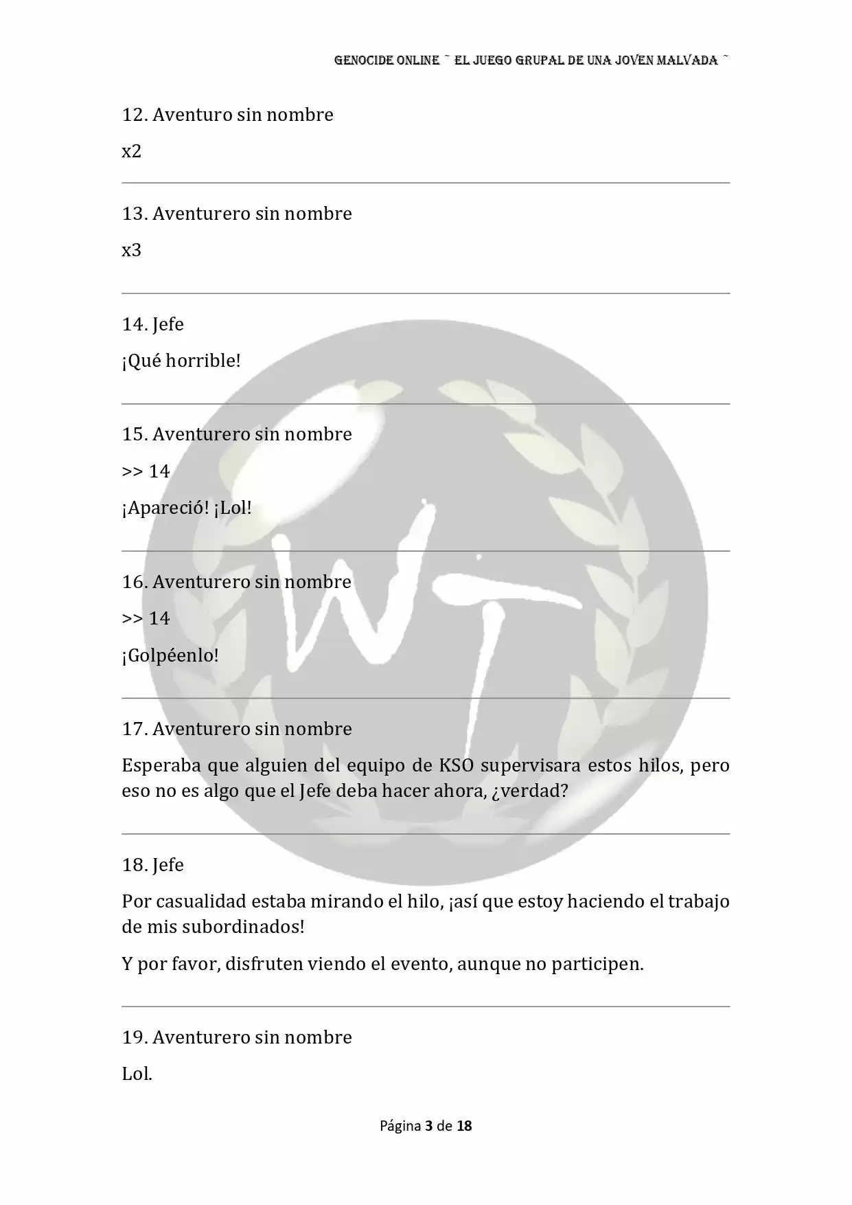 Genocide Online - Novela Web (Novela) - Capítulo 62 - Página 4 - LectorTMOo