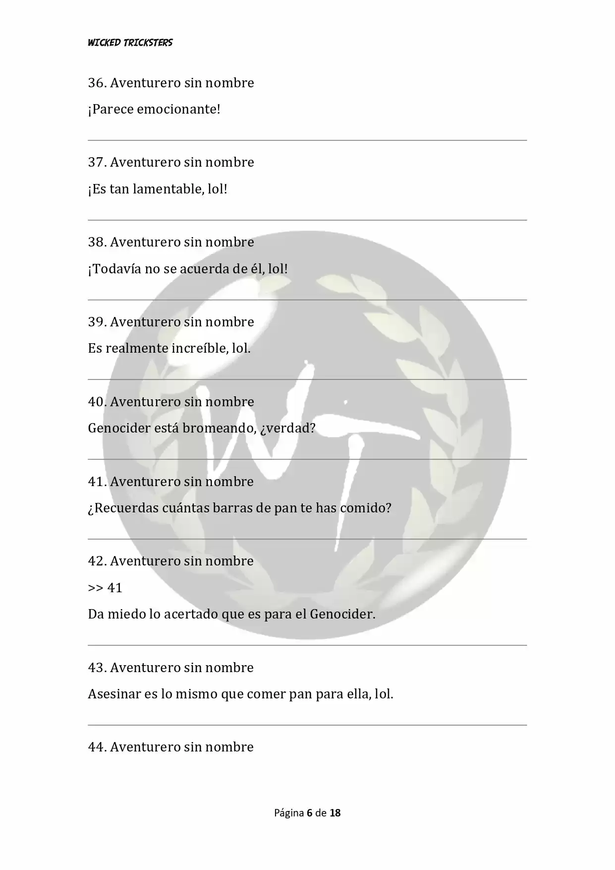 Genocide Online - Novela Web (Novela) - Capítulo 62 - Página 7 - LectorTMOo