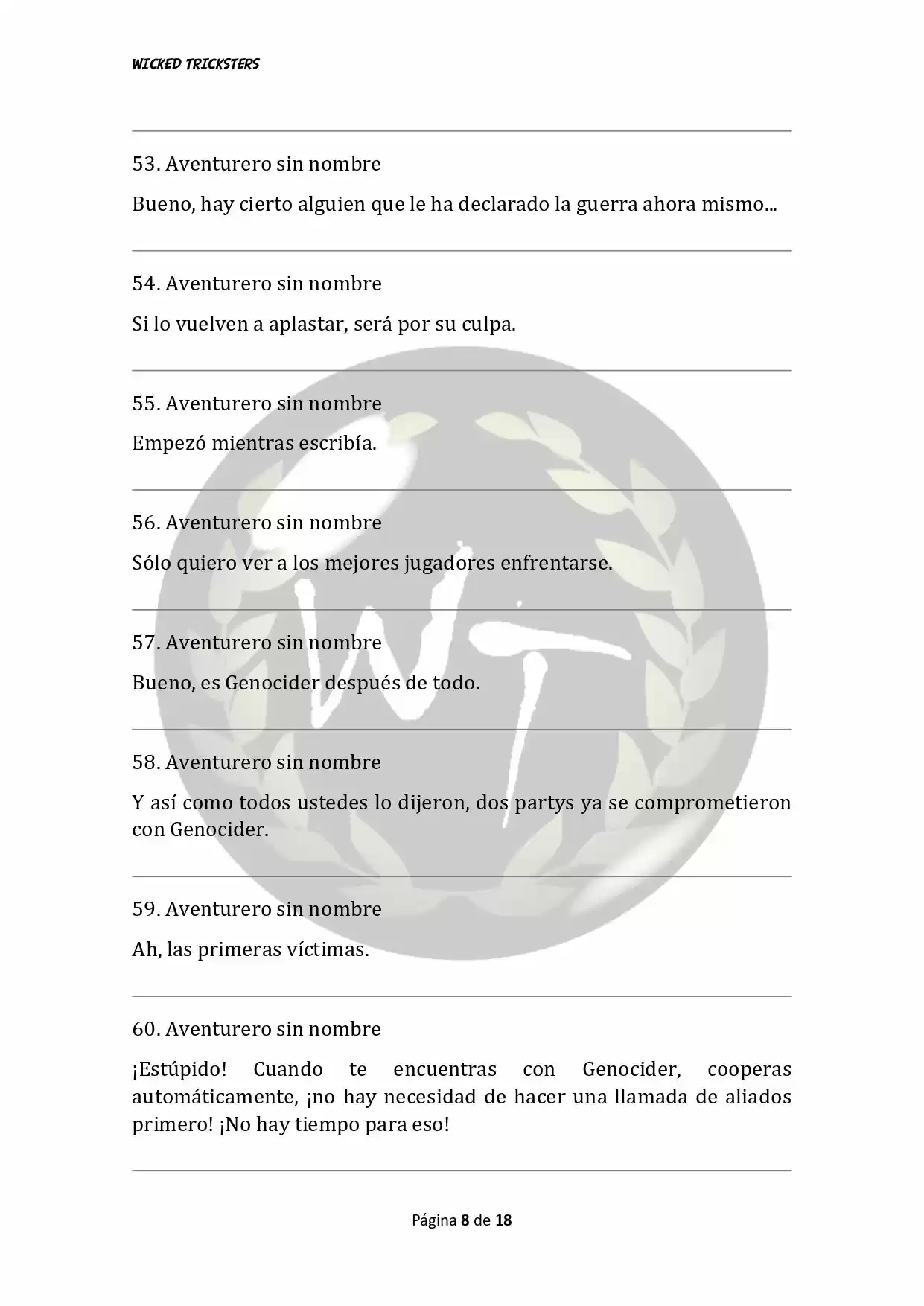 Genocide Online - Novela Web (Novela) - Capítulo 62 - Página 9 - LectorTMOo