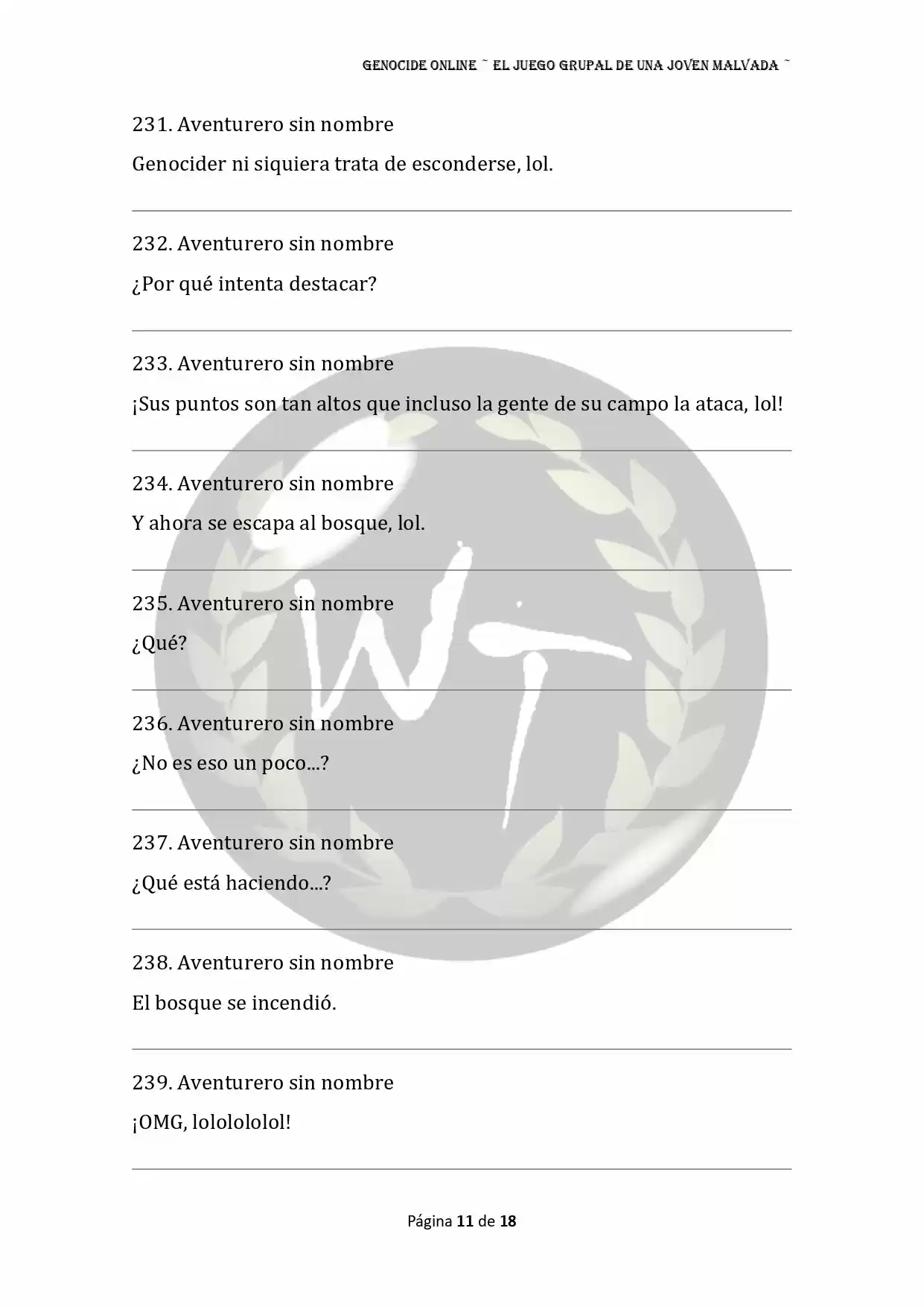 Genocide Online - Novela Web (Novela) - Capítulo 62 - Página 12 - LectorTMOo