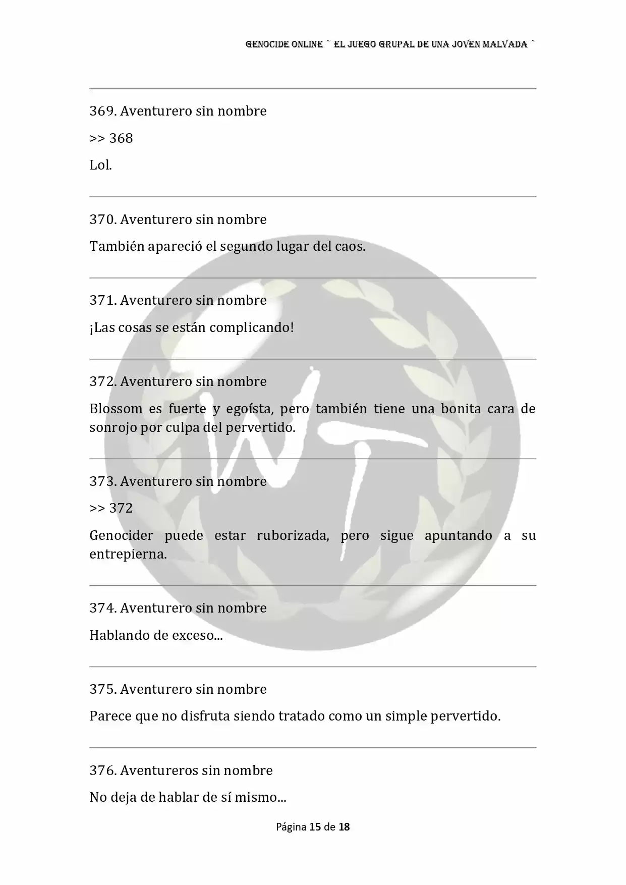 Genocide Online - Novela Web (Novela) - Capítulo 62 - Página 16 - LectorTMOo
