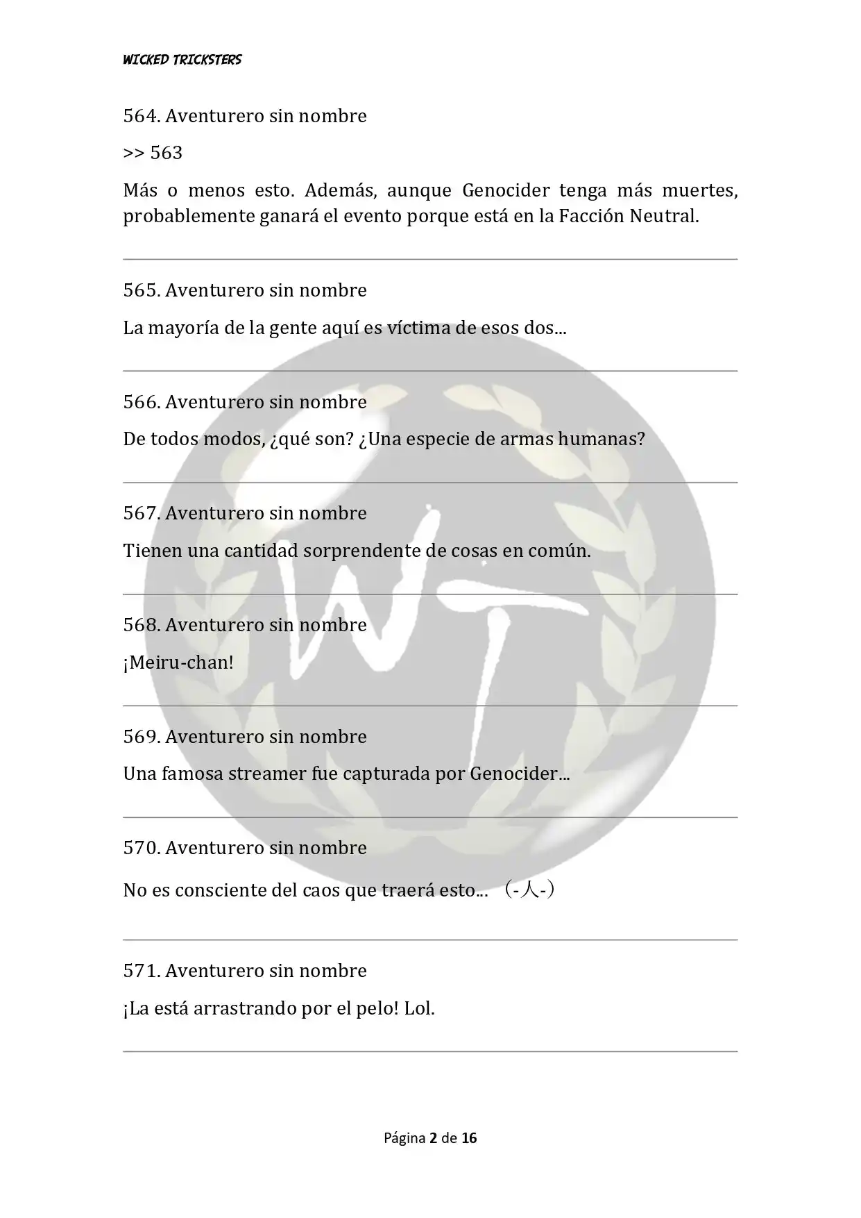Genocide Online - Novela Web (Novela) - Capítulo 63 - Página 3 - LectorTMOo