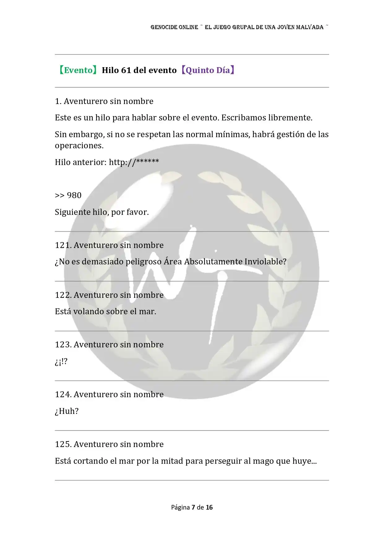 Genocide Online - Novela Web (Novela) - Capítulo 63 - Página 8 - LectorTMOo