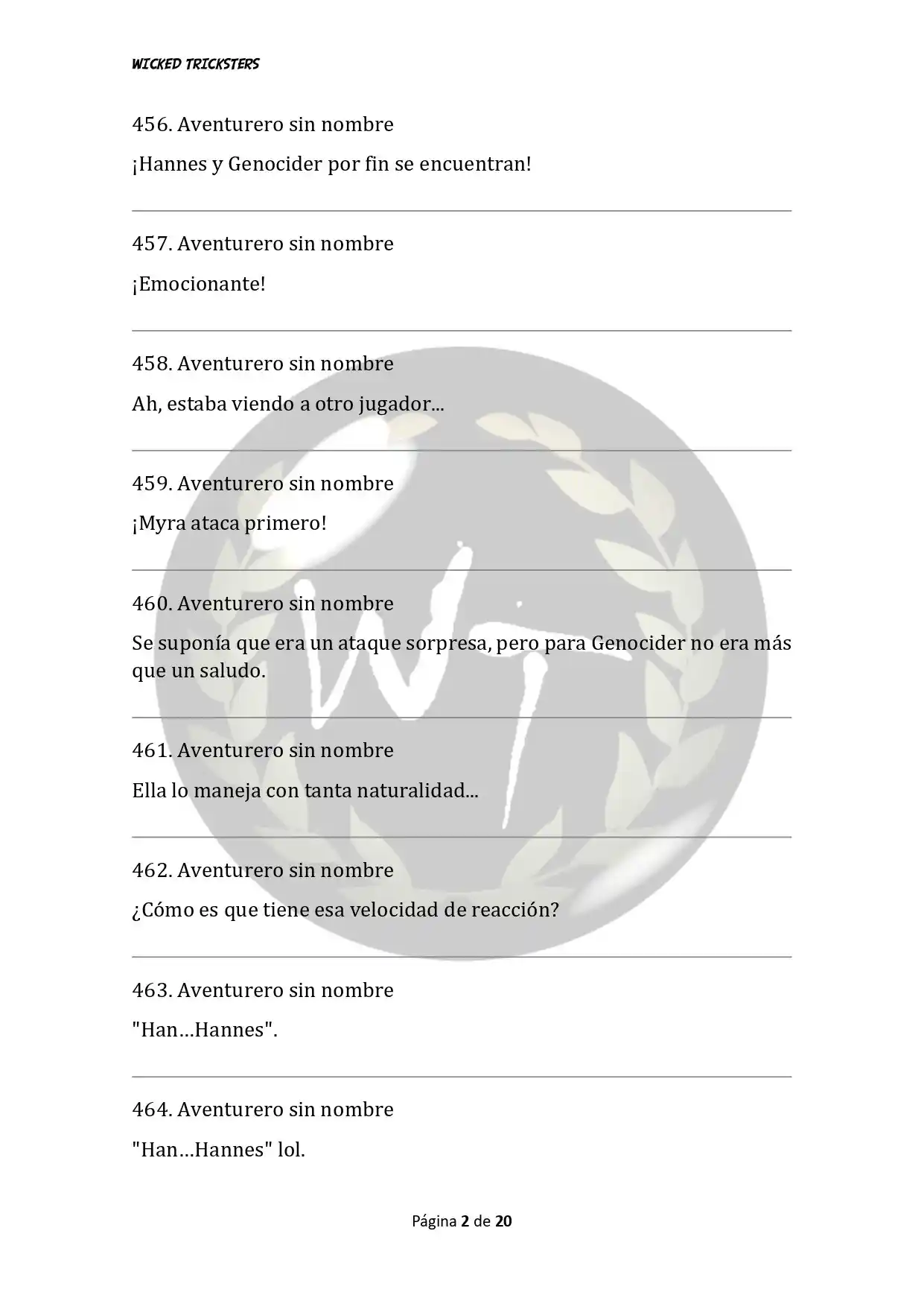 Genocide Online - Novela Web (Novela) - Capítulo 64 - Página 3 - LectorTMOo