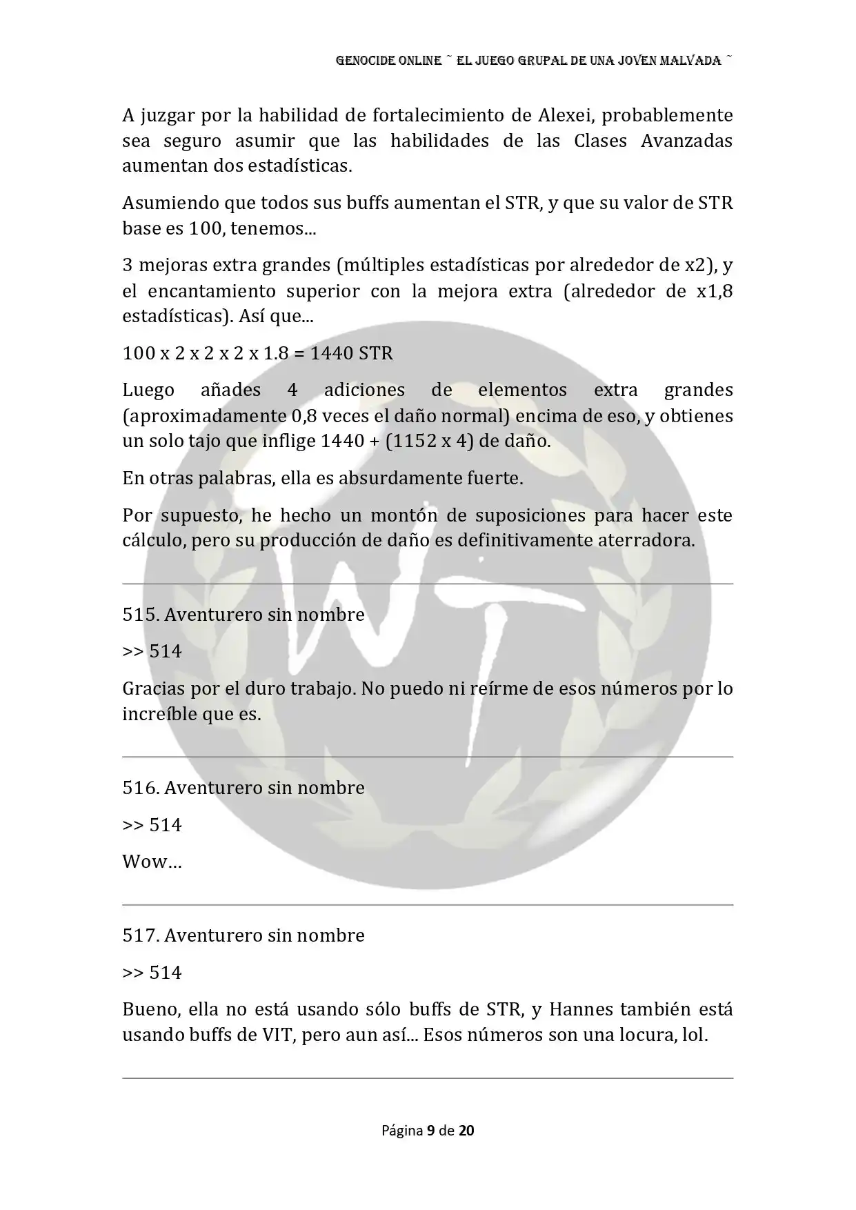 Genocide Online - Novela Web (Novela) - Capítulo 64 - Página 10 - LectorTMOo