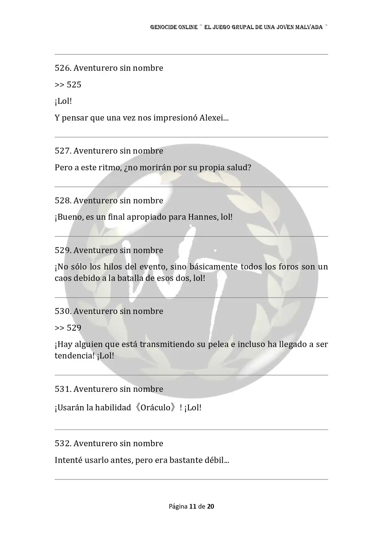 Genocide Online - Novela Web (Novela) - Capítulo 64 - Página 12 - LectorTMOo