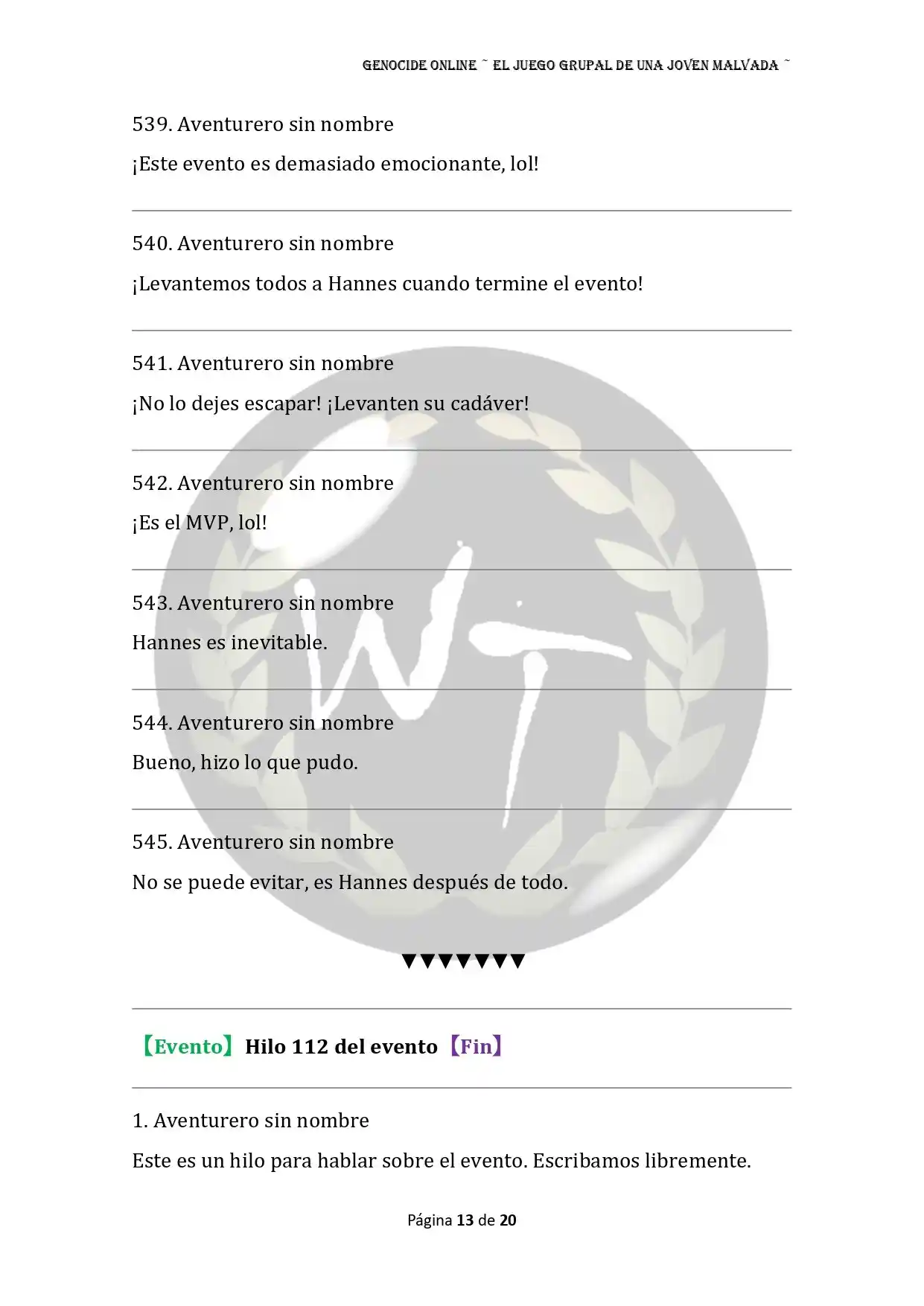 Genocide Online - Novela Web (Novela) - Capítulo 64 - Página 14 - LectorTMOo