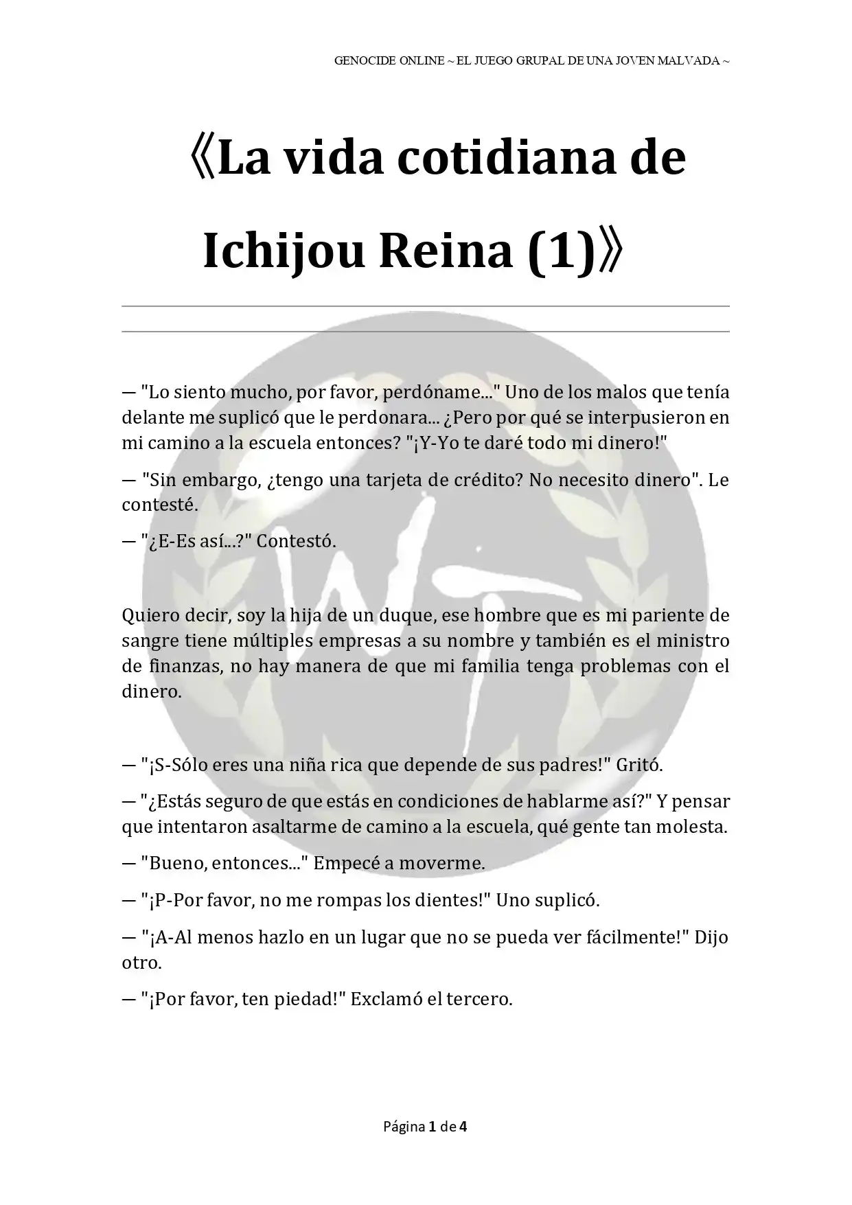 Genocide Online - Novela Web (Novela) - Capítulo 65 - Página 2 - LectorTMOo