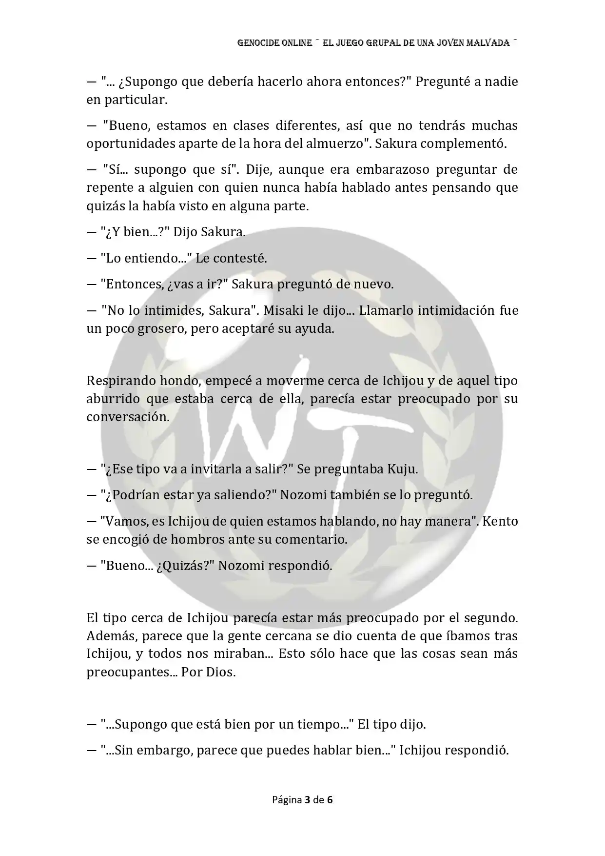 Genocide Online - Novela Web (Novela) - Capítulo 67 - Página 4 - LectorTMOo
