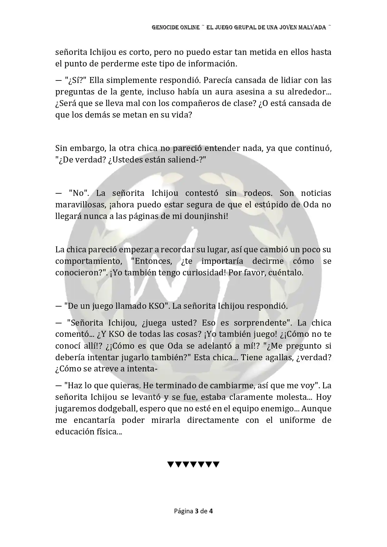 Genocide Online - Novela Web (Novela) - Capítulo 68 - Página 4 - LectorTMOo