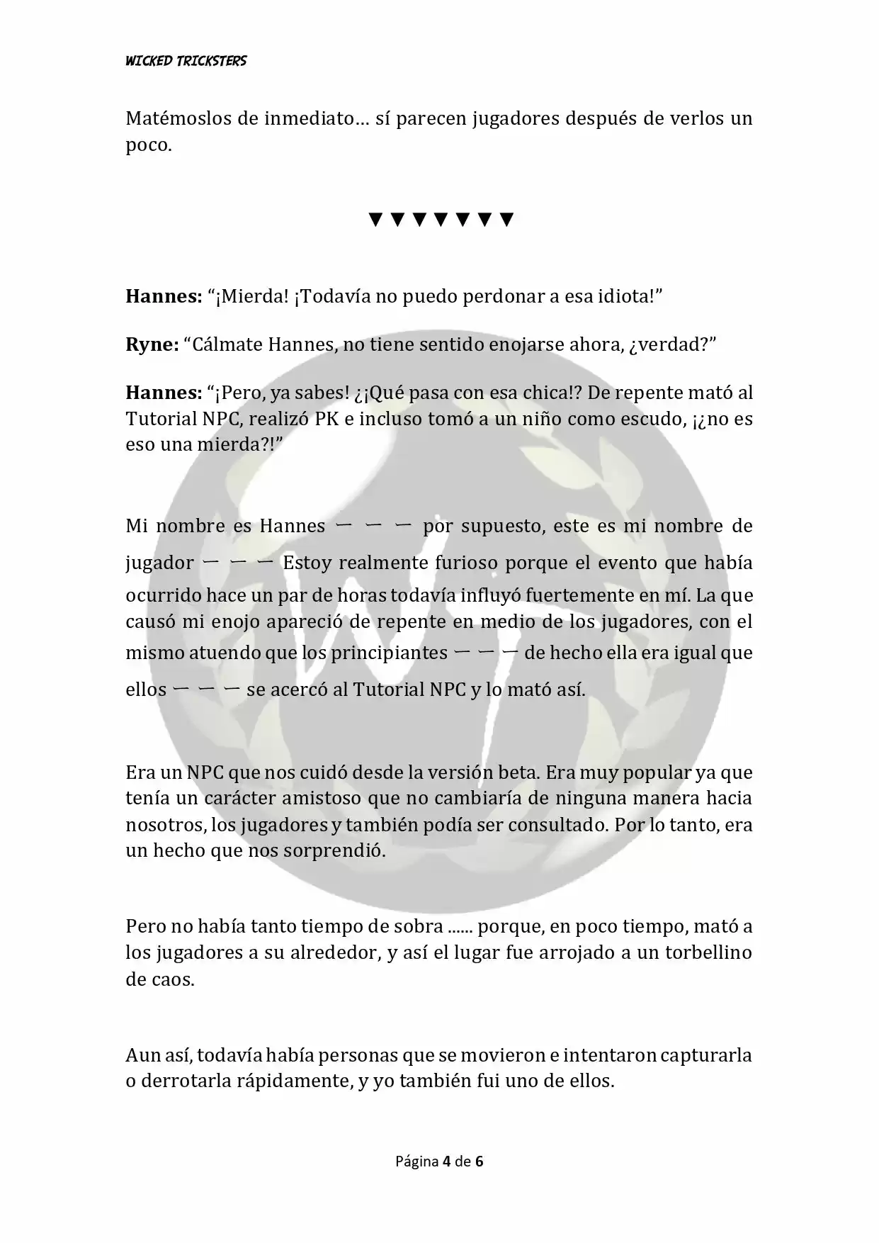 Genocide Online - Novela Web (Novela) - Capítulo 7 - Página 4 - LectorTMOo