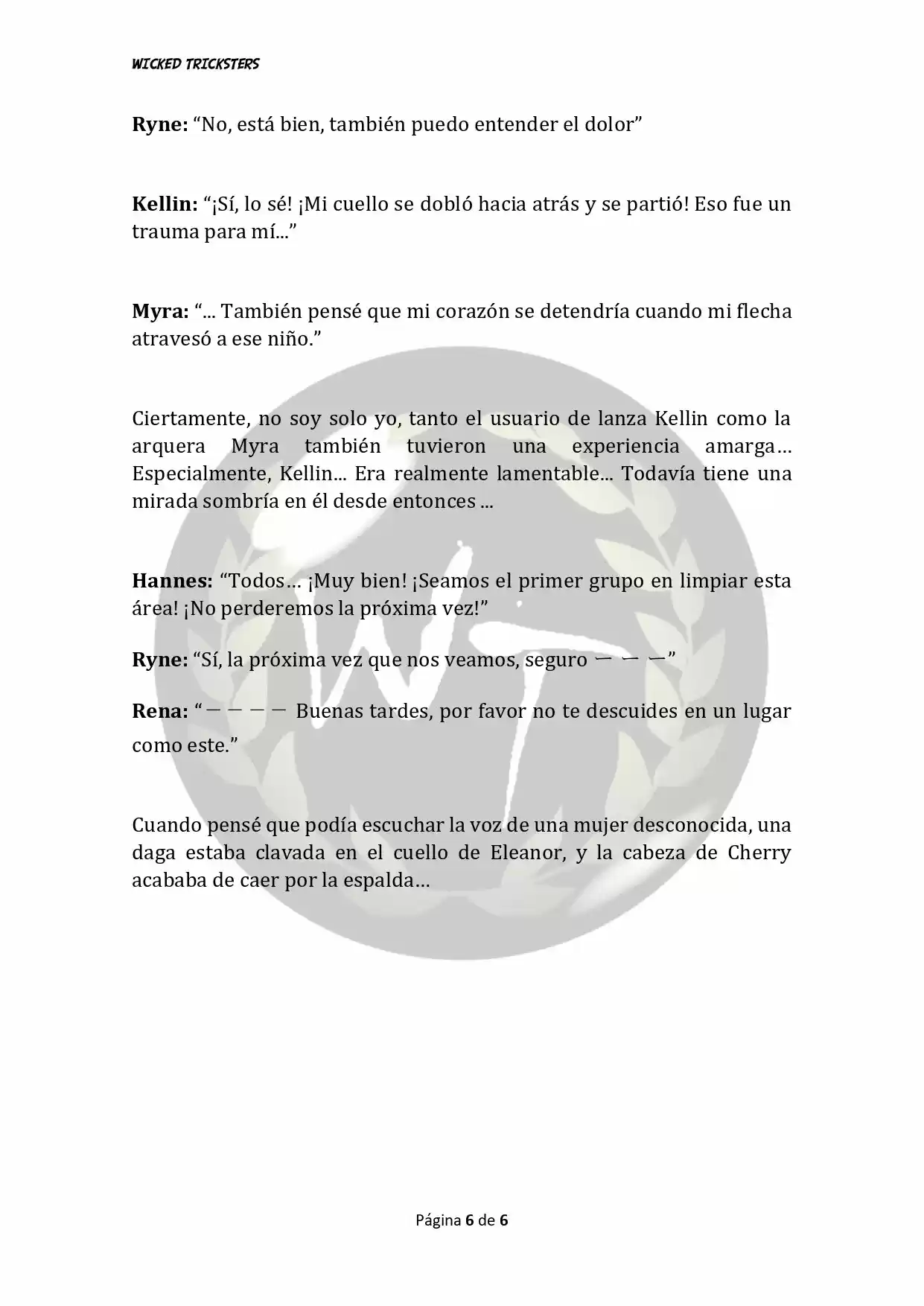 Genocide Online - Novela Web (Novela) - Capítulo 7 - Página 6 - LectorTMOo