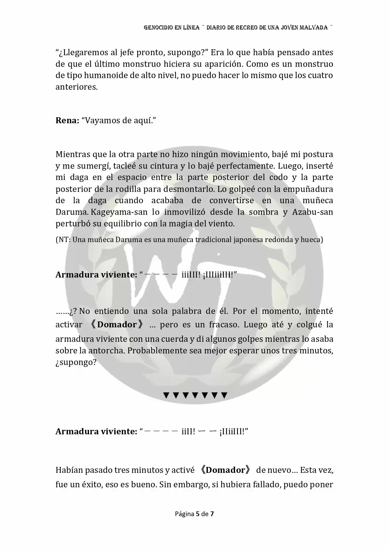 Genocide Online - Novela Web (Novela) - Capítulo 9 - Página 5 - LectorTMOo