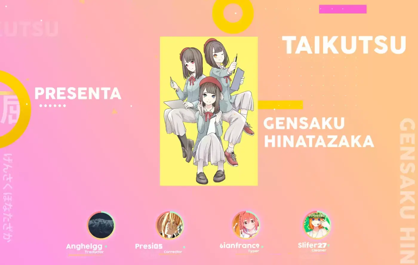 Gensaku Hinatazaka - Capítulo 1 - Página 1 - LectorTMOo