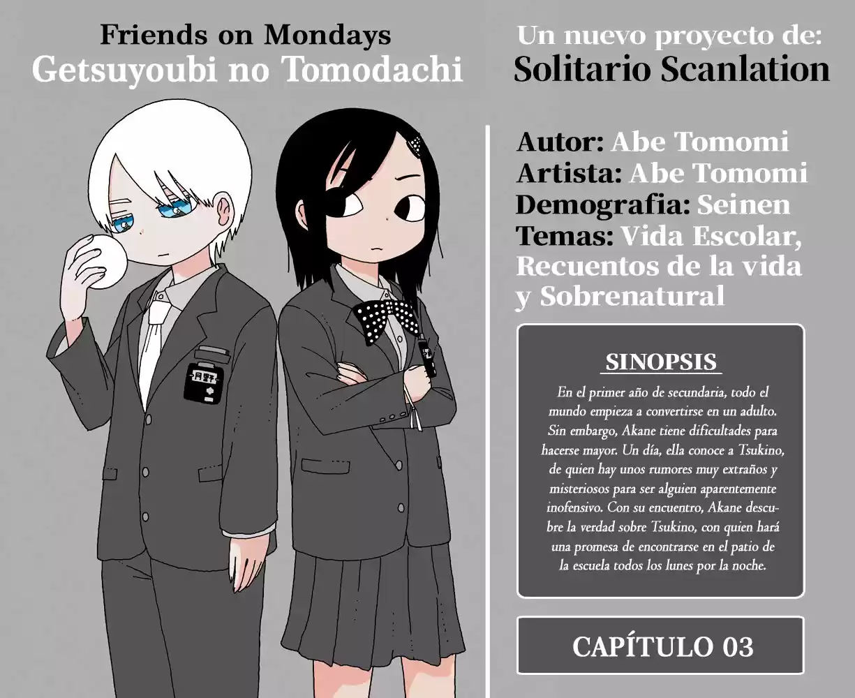 Getsuyoubi No Tomodachi capítulo 3 página 1