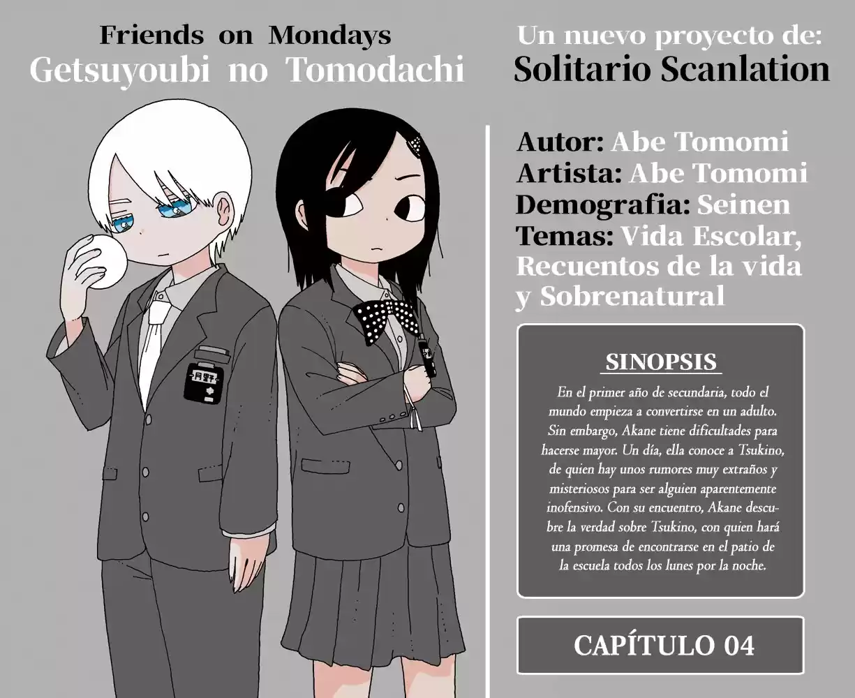 Getsuyoubi No Tomodachi capítulo 4 página 1