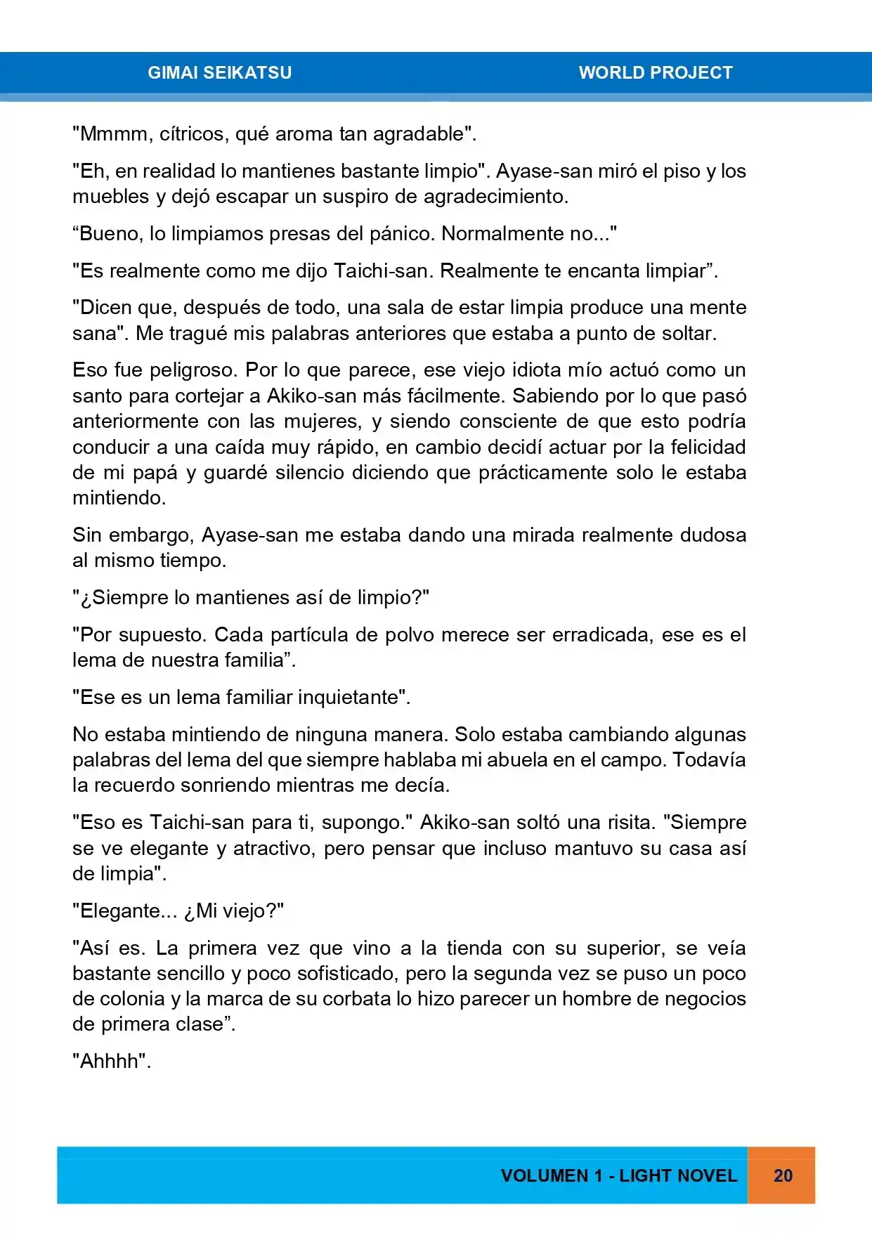 Gimai Seikatsu (Novela) - Capítulo 1 - Página 4 - LectorTMOo