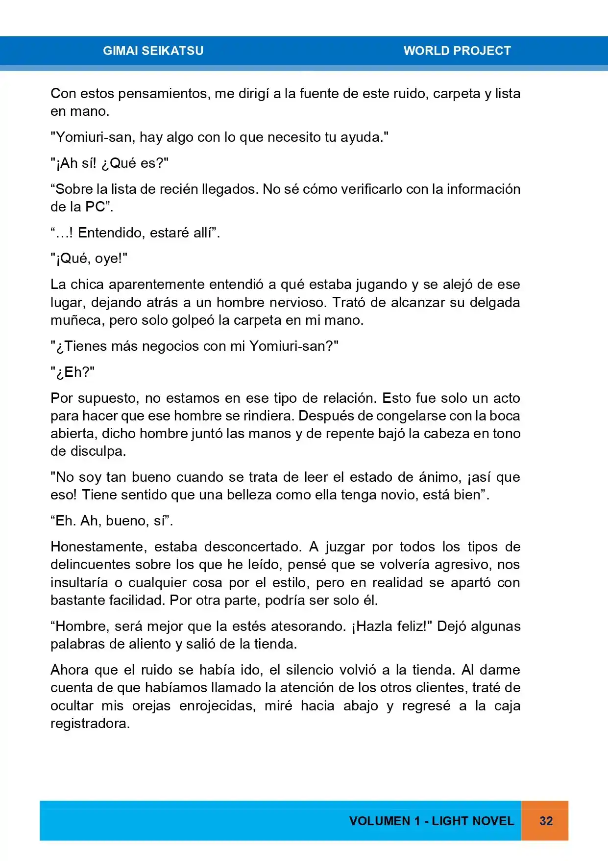 Gimai Seikatsu (Novela) - Capítulo 1 - Página 16 - LectorTMOo