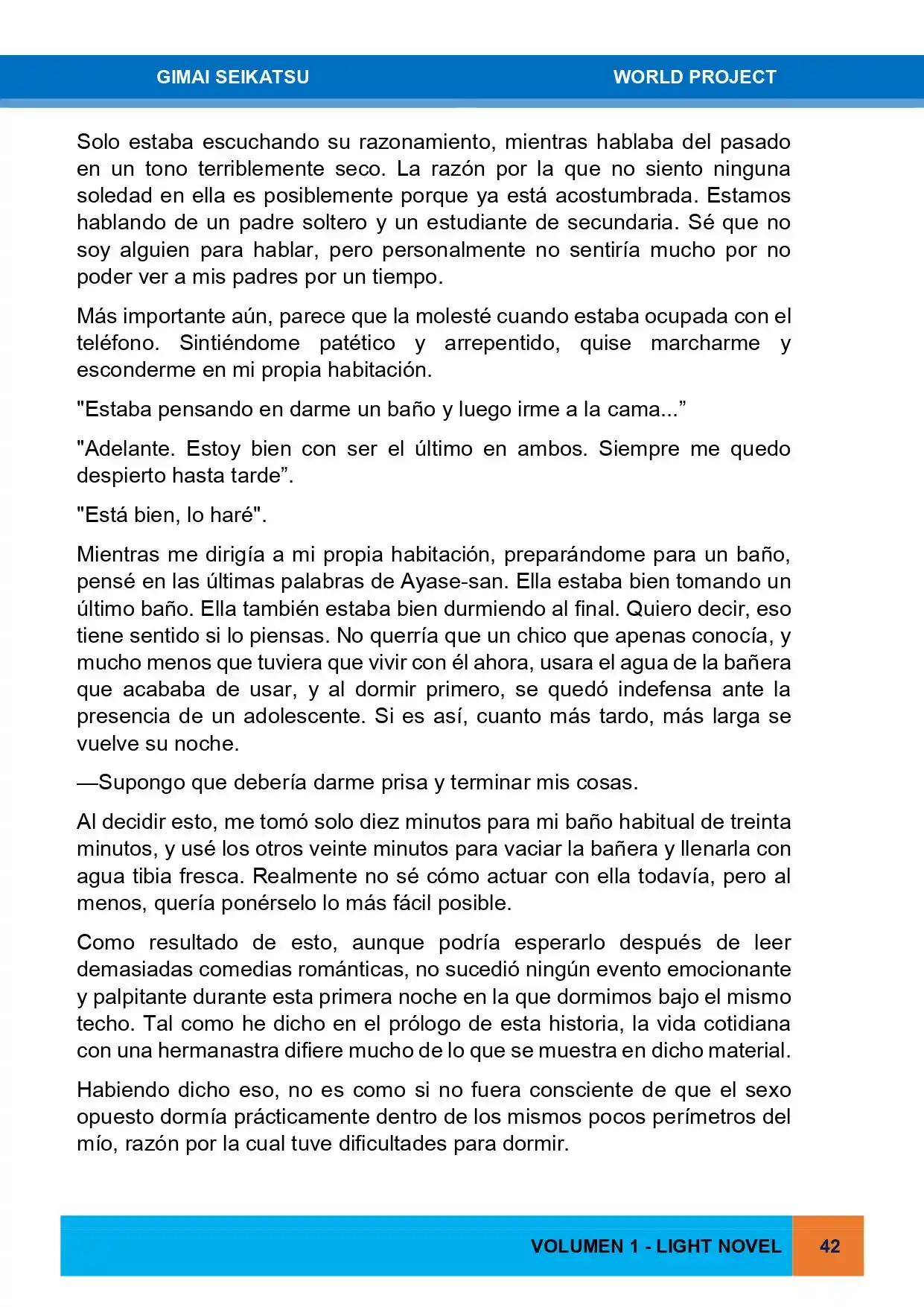 Gimai Seikatsu (Novela) - Capítulo 1 - Página 26 - LectorTMOo
