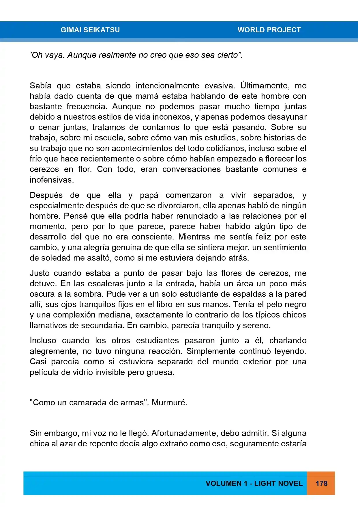 Gimai Seikatsu (Novela) - Capítulo 10 - Página 2 - LectorTMOo