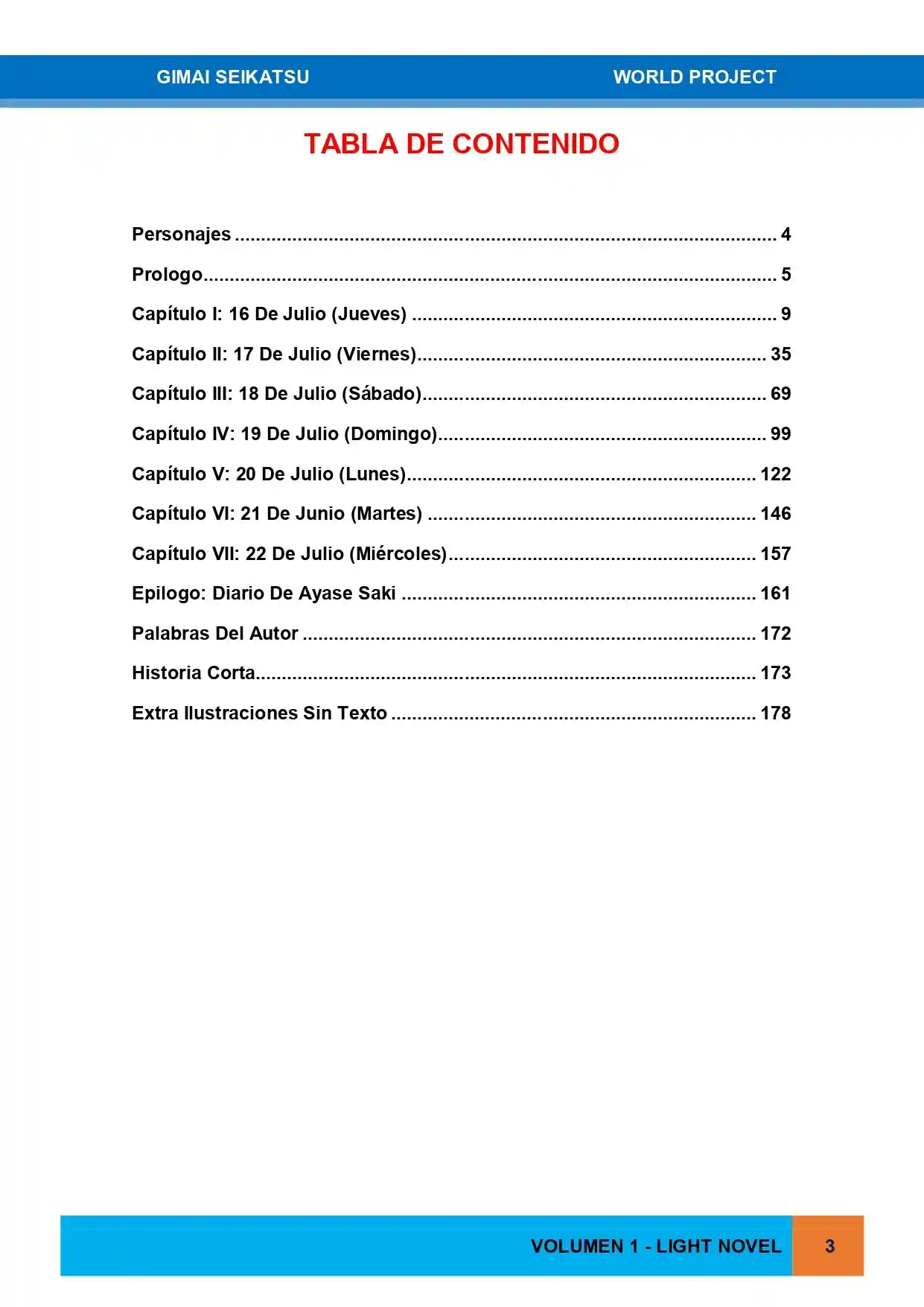 Gimai Seikatsu (Novela) - Capítulo 11 - Página 3 - LectorTMOo
