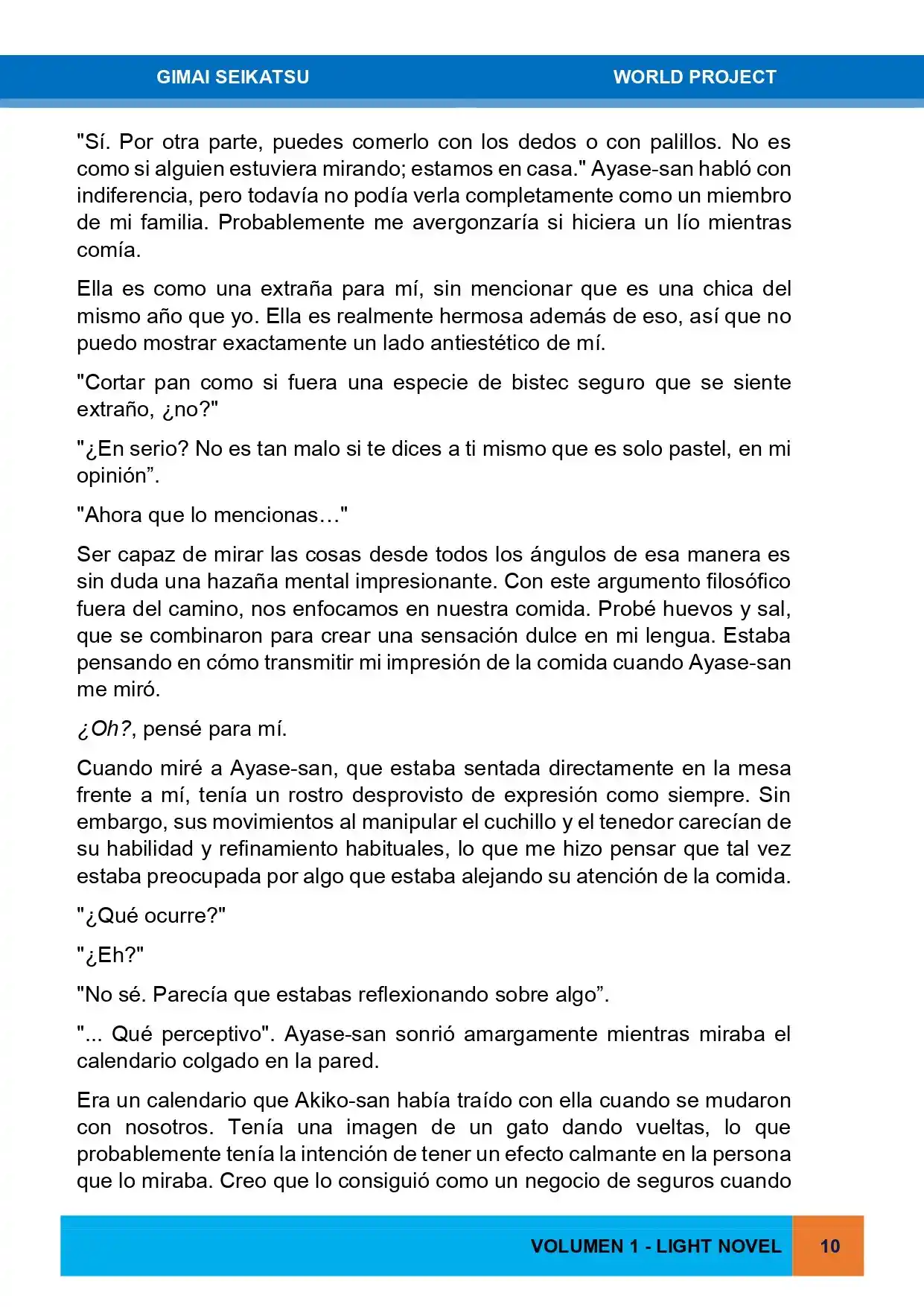 Gimai Seikatsu (Novela) - Capítulo 12 - Página 2 - LectorTMOo