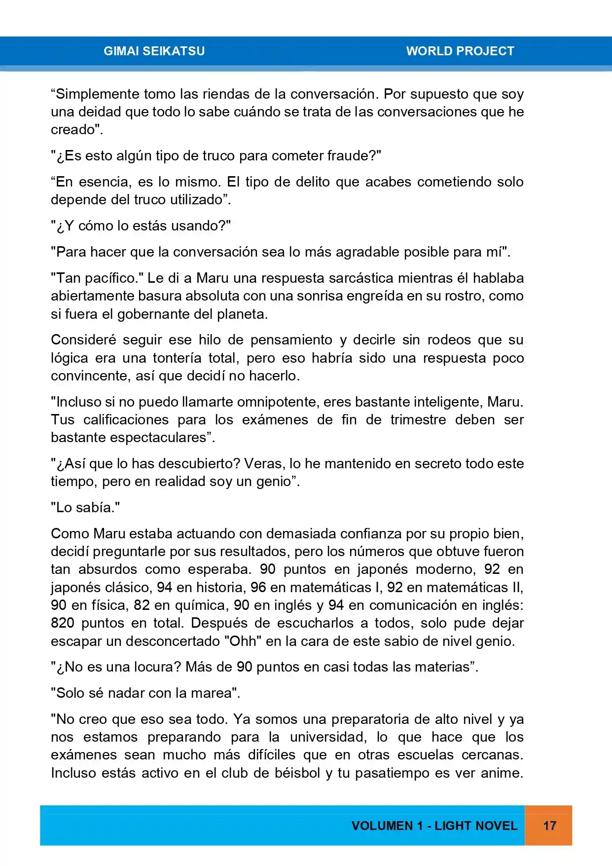 Gimai Seikatsu (Novela) - Capítulo 12 - Página 9 - LectorTMOo