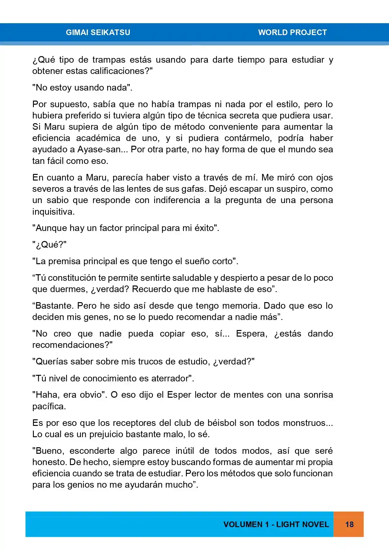 Gimai Seikatsu (Novela) - Capítulo 12 - Página 10 - LectorTMOo