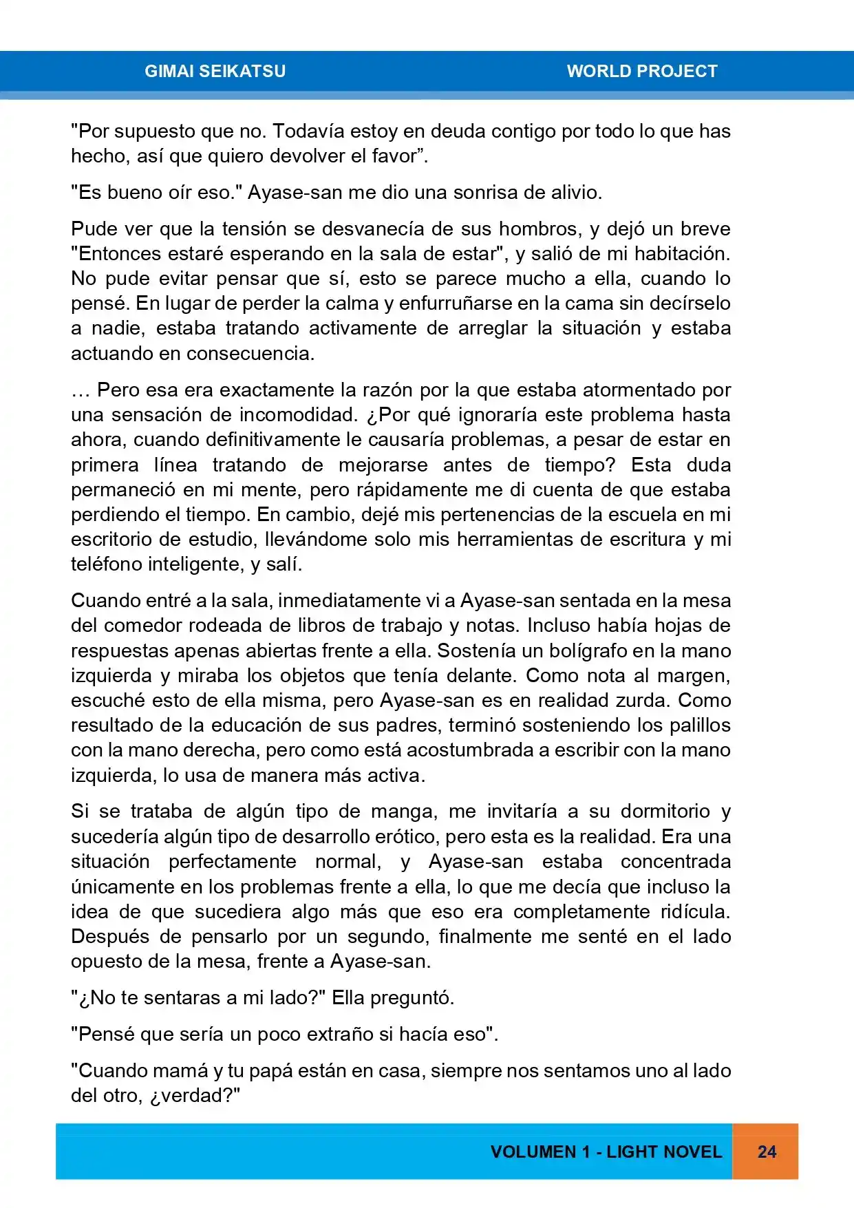 Gimai Seikatsu (Novela) - Capítulo 12 - Página 16 - LectorTMOo