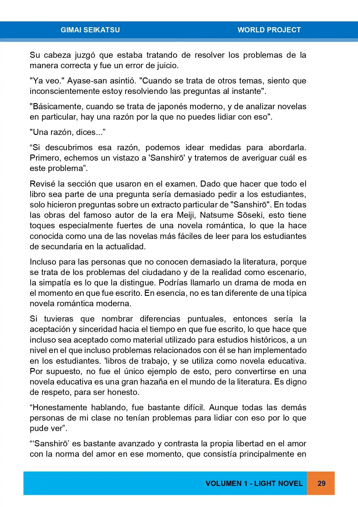 Gimai Seikatsu (Novela) - Capítulo 12 - Página 21 - LectorTMOo