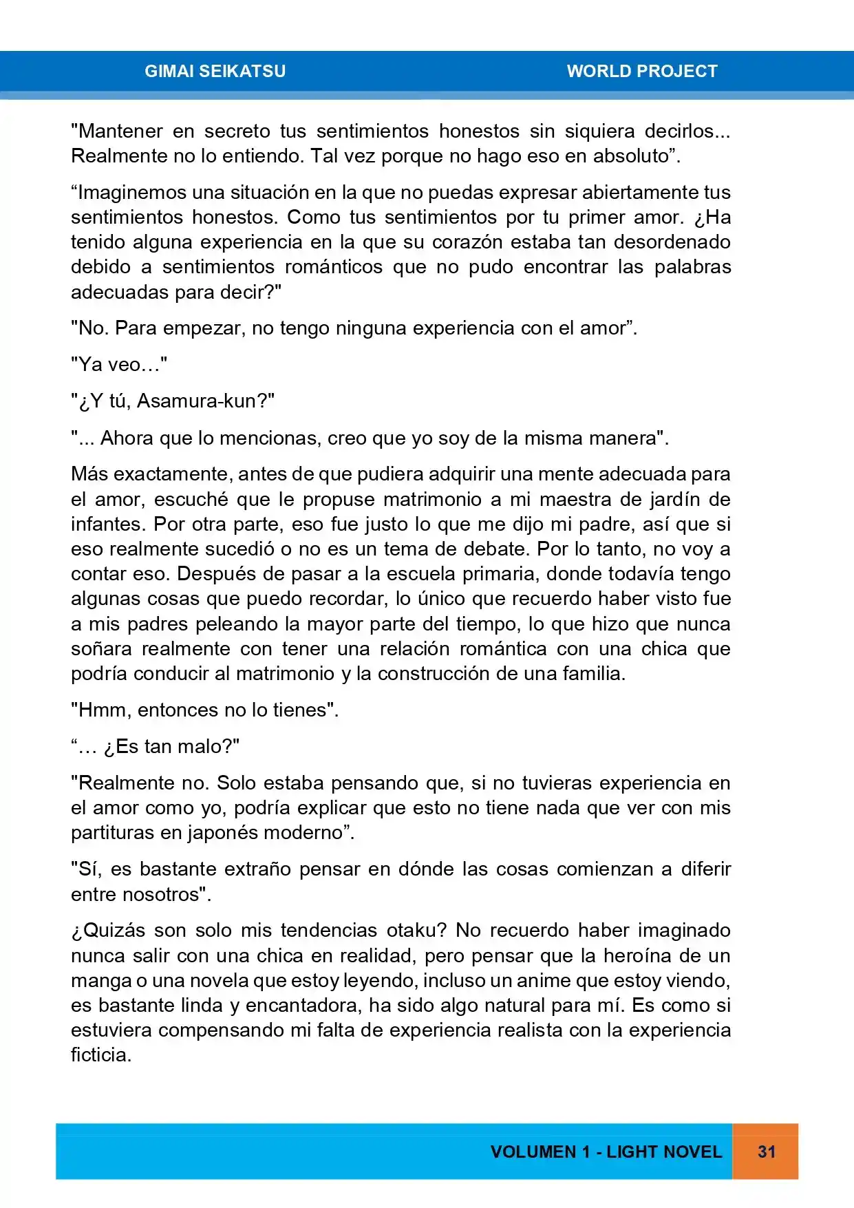 Gimai Seikatsu (Novela) - Capítulo 12 - Página 23 - LectorTMOo