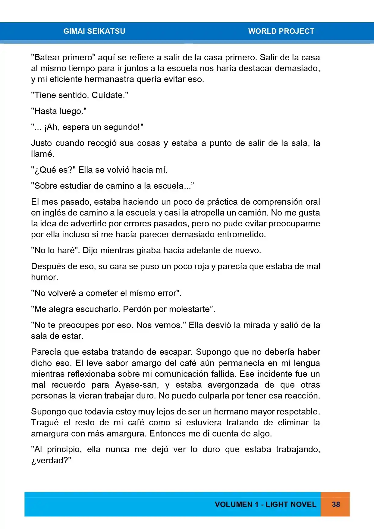 Gimai Seikatsu (Novela) - Capítulo 13 - Página 4 - LectorTMOo