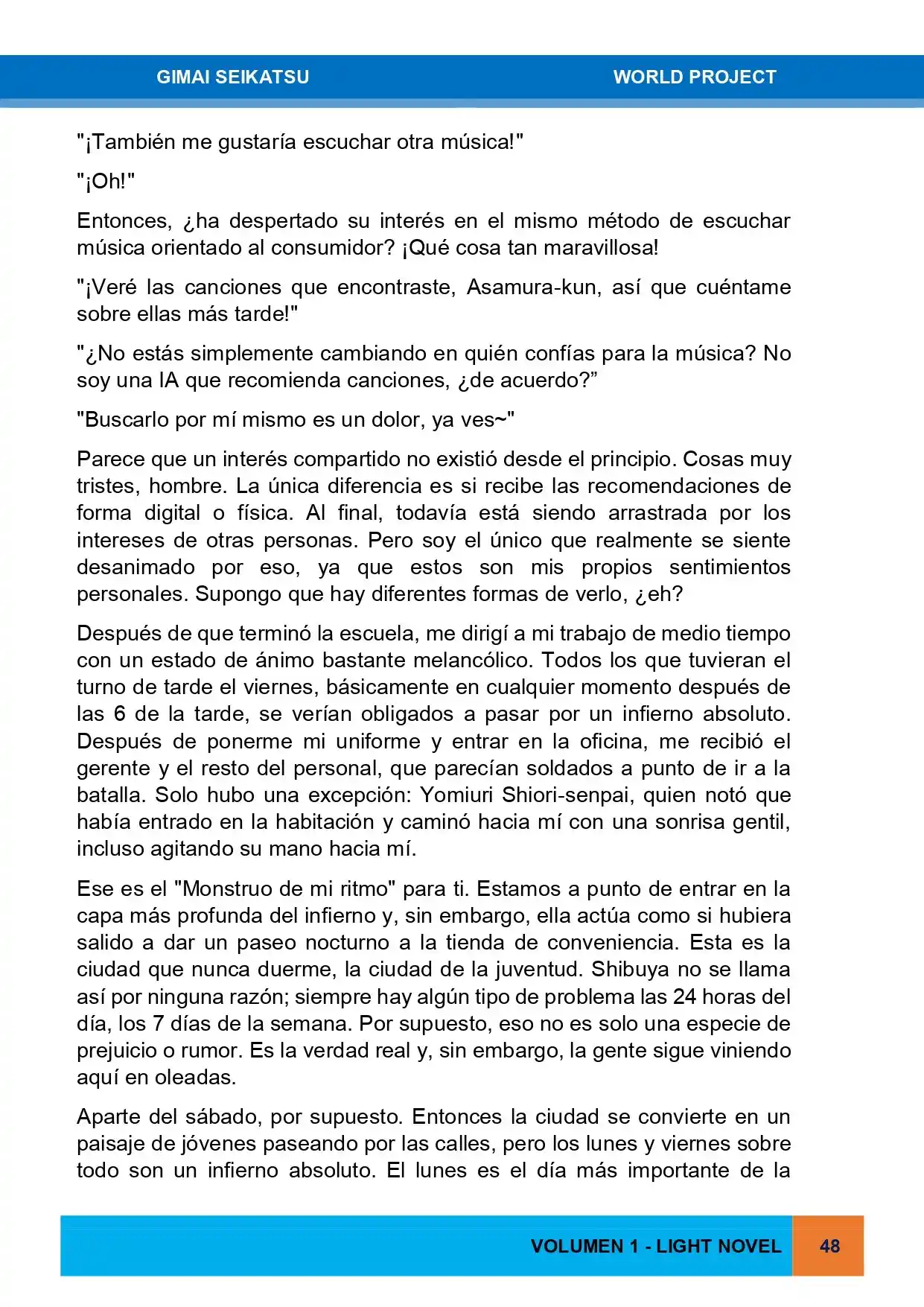 Gimai Seikatsu (Novela) - Capítulo 13 - Página 14 - LectorTMOo