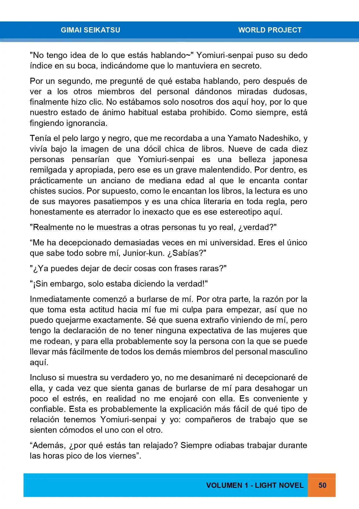 Gimai Seikatsu (Novela) - Capítulo 13 - Página 16 - LectorTMOo