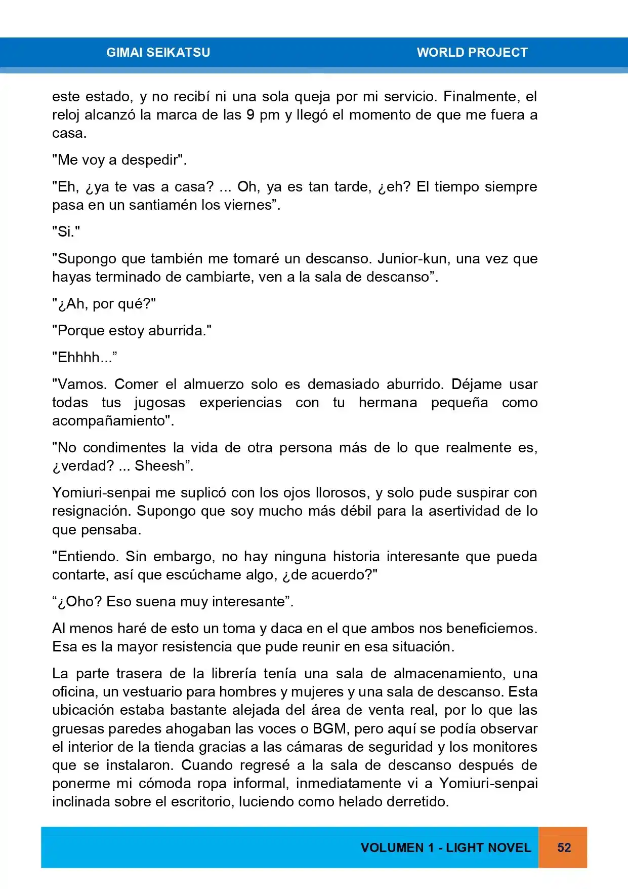 Gimai Seikatsu (Novela) - Capítulo 13 - Página 18 - LectorTMOo