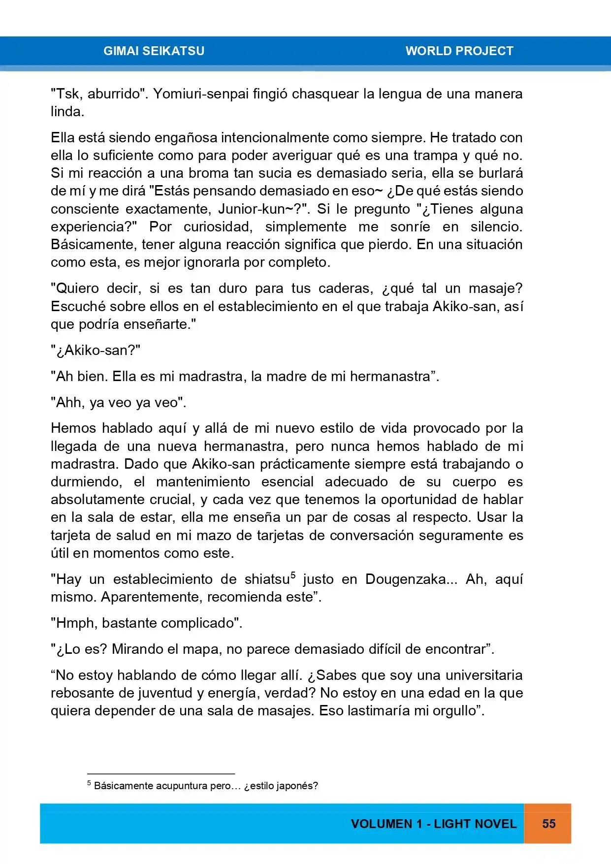 Gimai Seikatsu (Novela) - Capítulo 13 - Página 21 - LectorTMOo