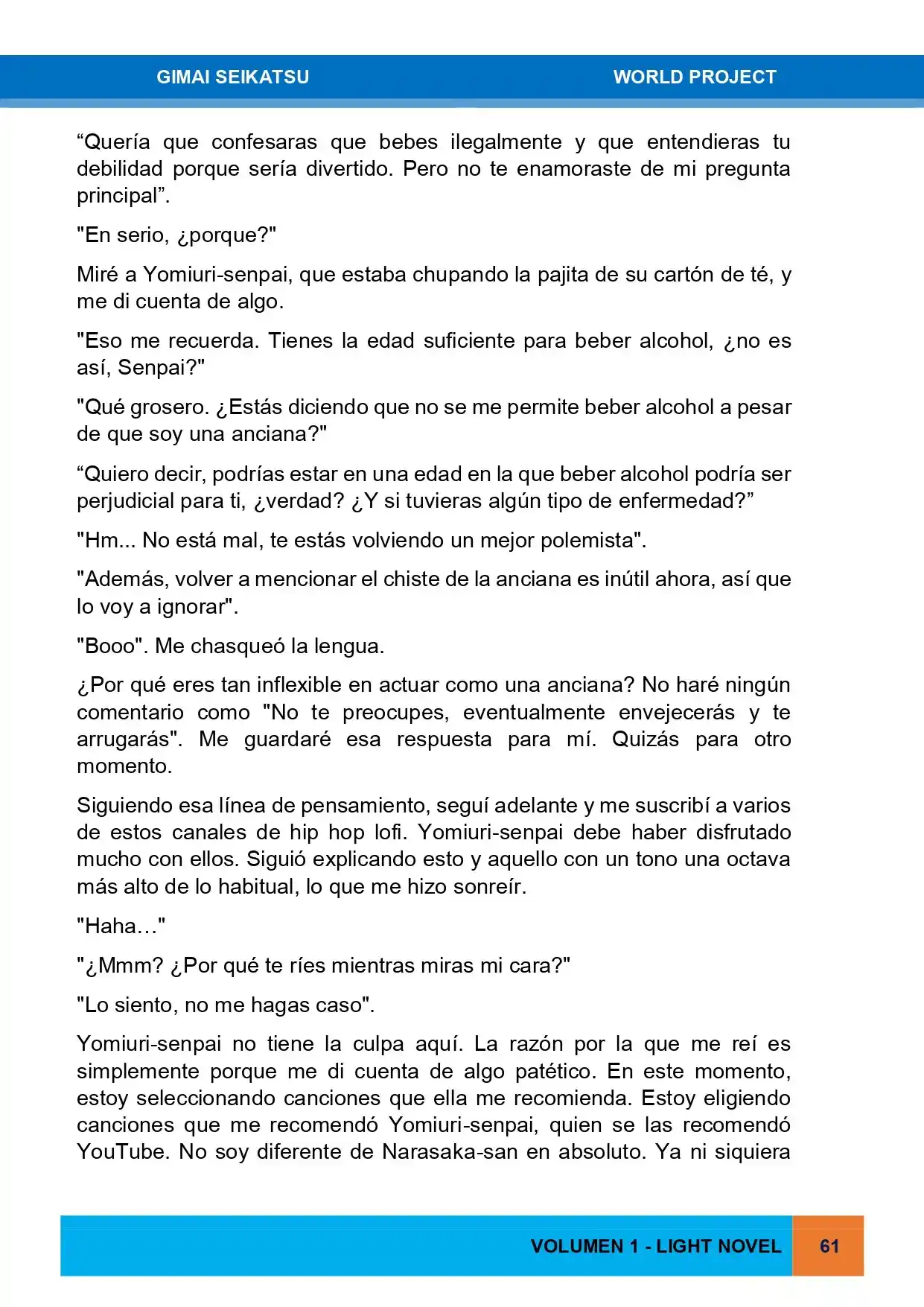 Gimai Seikatsu (Novela) - Capítulo 13 - Página 27 - LectorTMOo