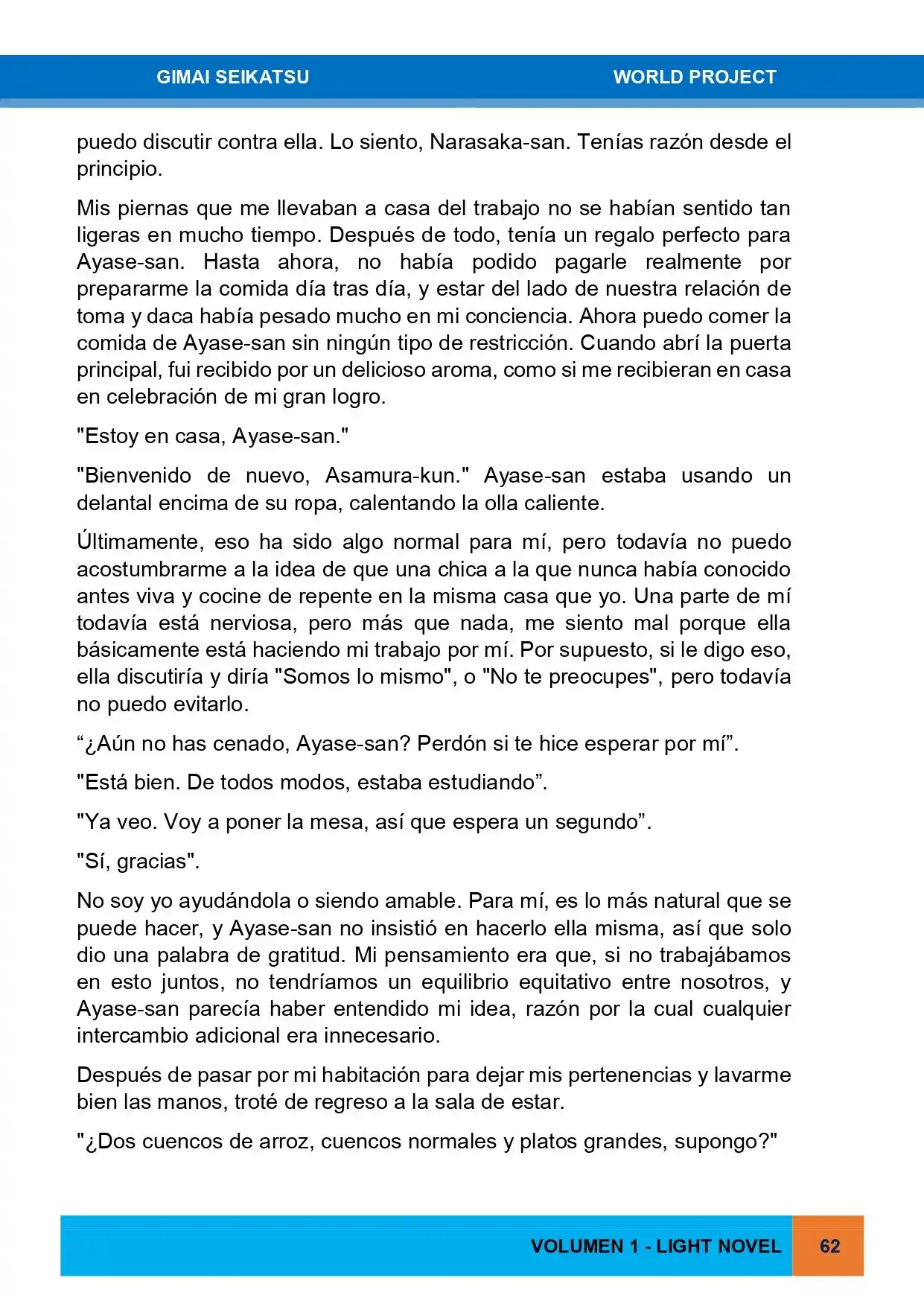 Gimai Seikatsu (Novela) - Capítulo 13 - Página 28 - LectorTMOo