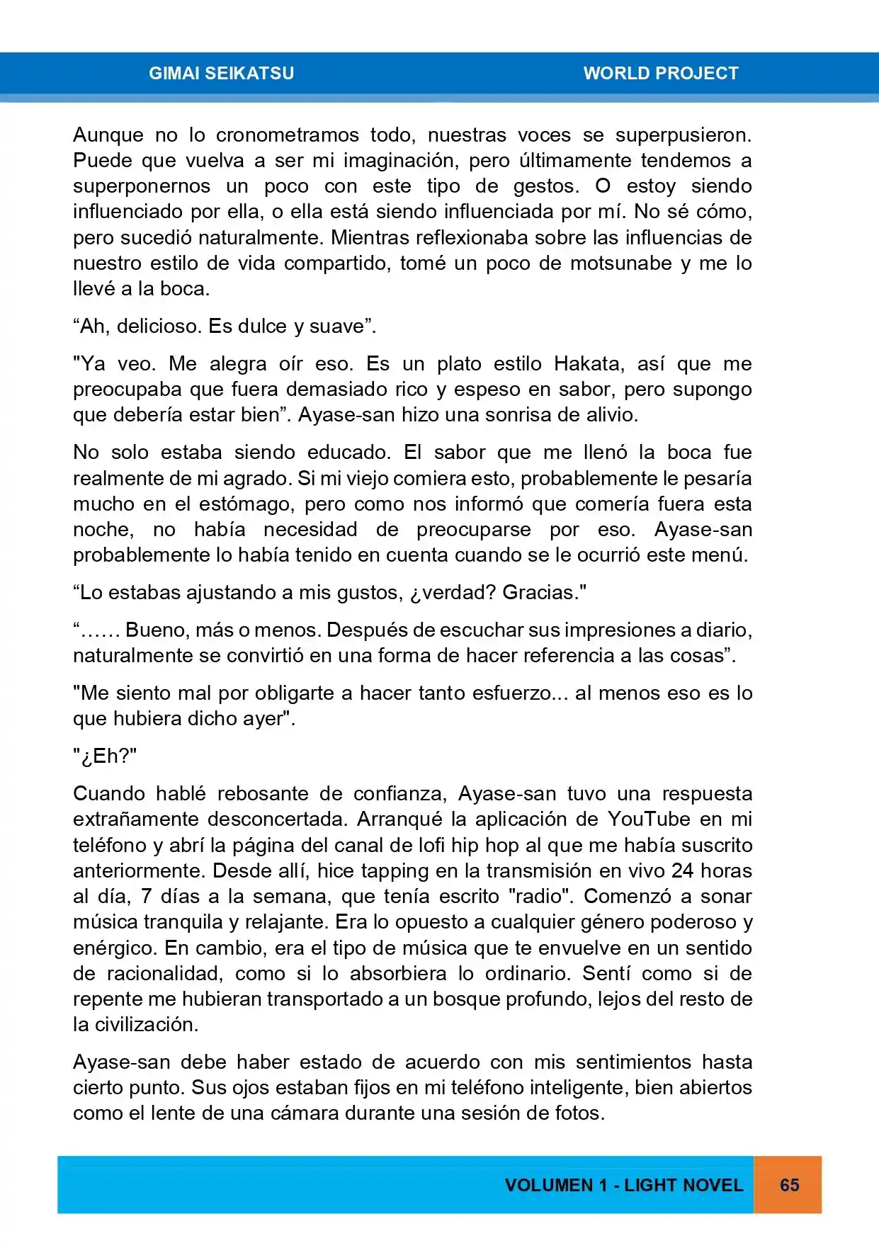 Gimai Seikatsu (Novela) - Capítulo 13 - Página 31 - LectorTMOo