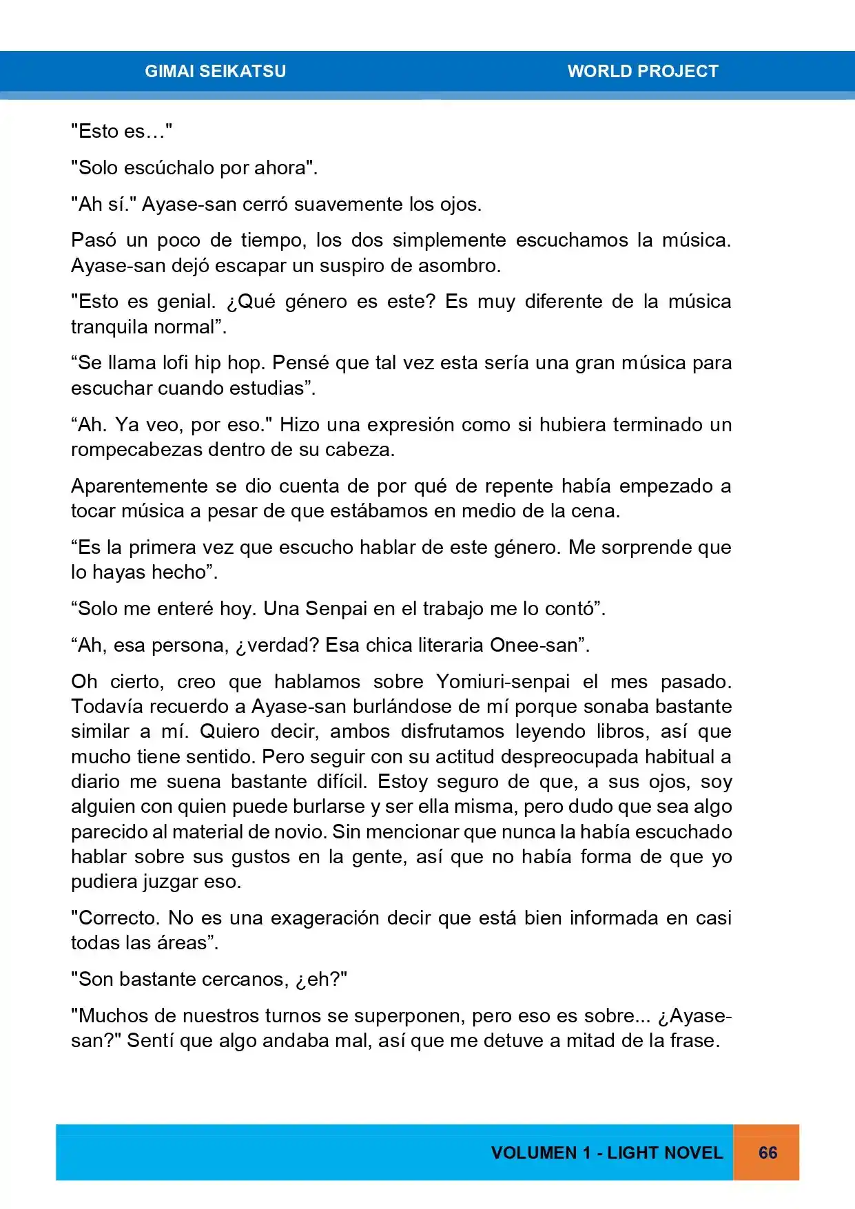 Gimai Seikatsu (Novela) - Capítulo 13 - Página 32 - LectorTMOo
