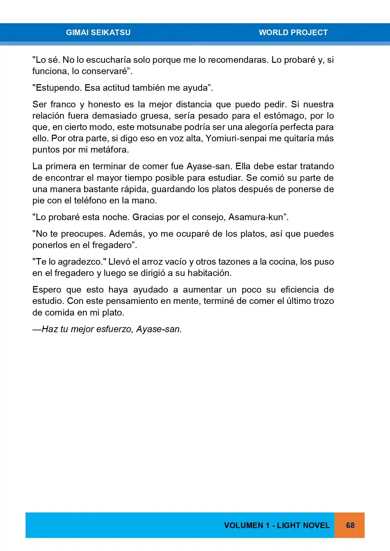 Gimai Seikatsu (Novela) - Capítulo 13 - Página 34 - LectorTMOo