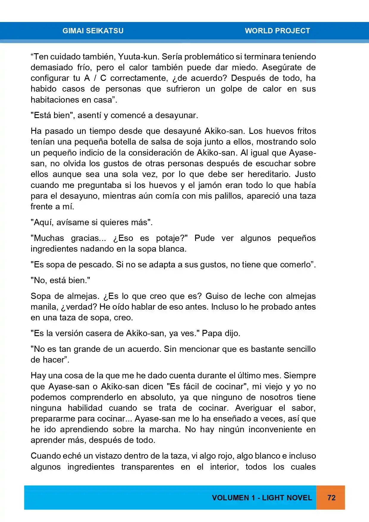Gimai Seikatsu (Novela) - Capítulo 14 - Página 4 - LectorTMOo