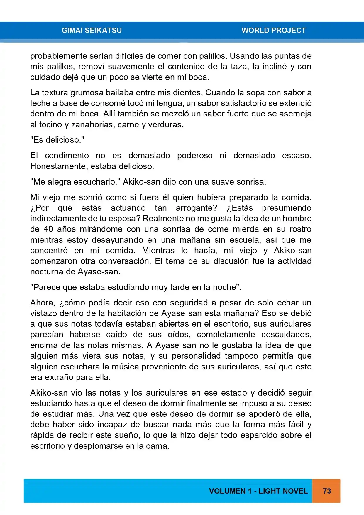 Gimai Seikatsu (Novela) - Capítulo 14 - Página 5 - LectorTMOo