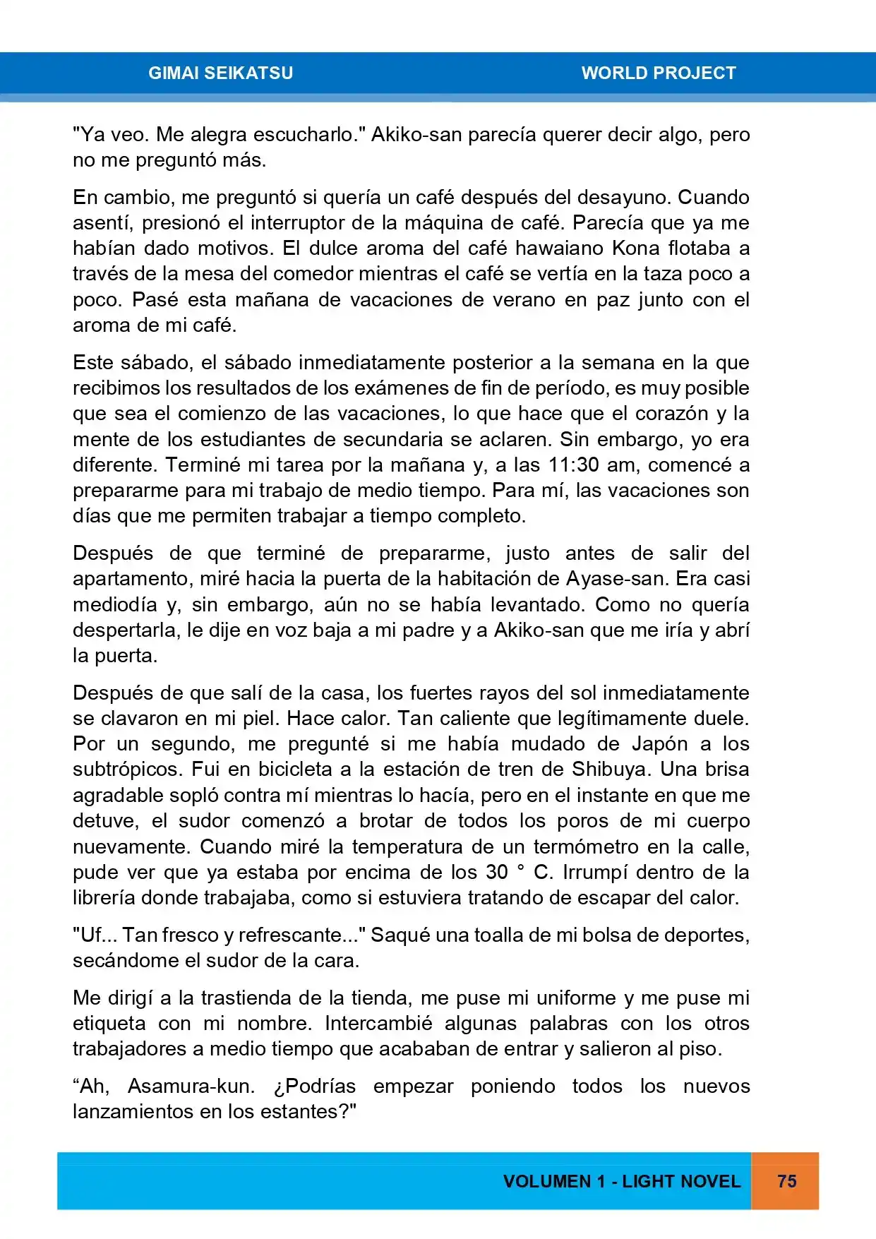 Gimai Seikatsu (Novela) - Capítulo 14 - Página 7 - LectorTMOo