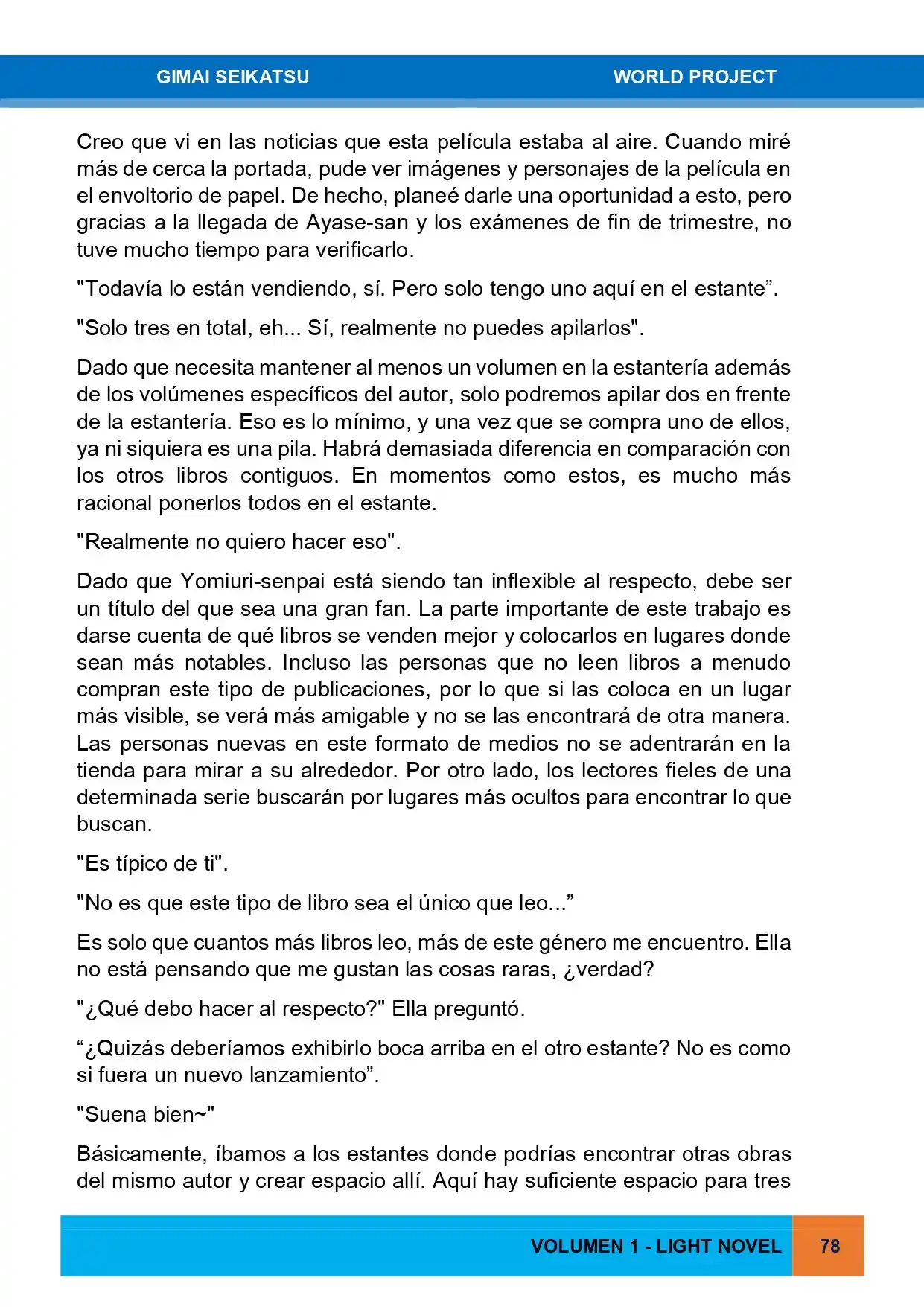 Gimai Seikatsu (Novela) - Capítulo 14 - Página 10 - LectorTMOo