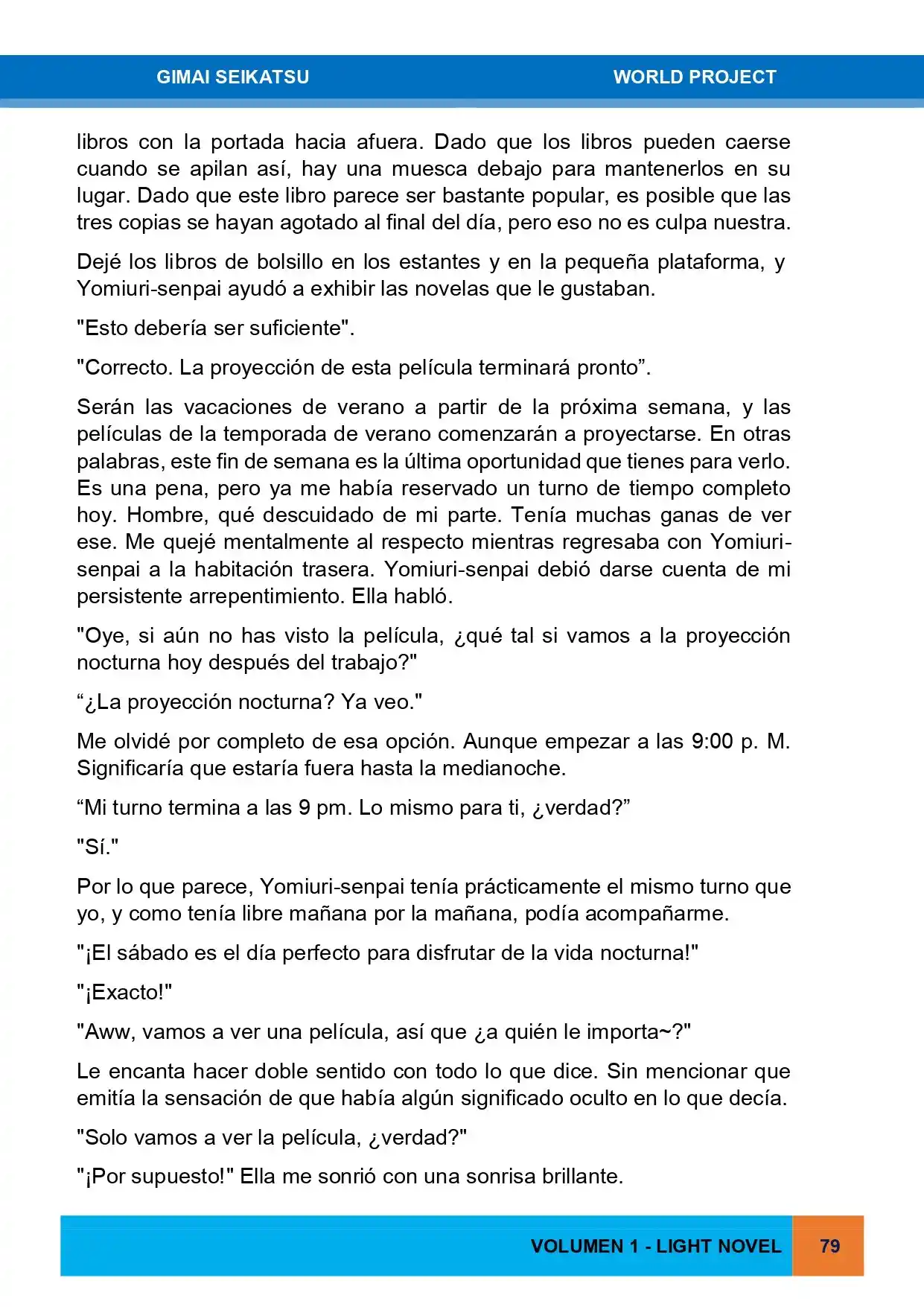Gimai Seikatsu (Novela) - Capítulo 14 - Página 11 - LectorTMOo
