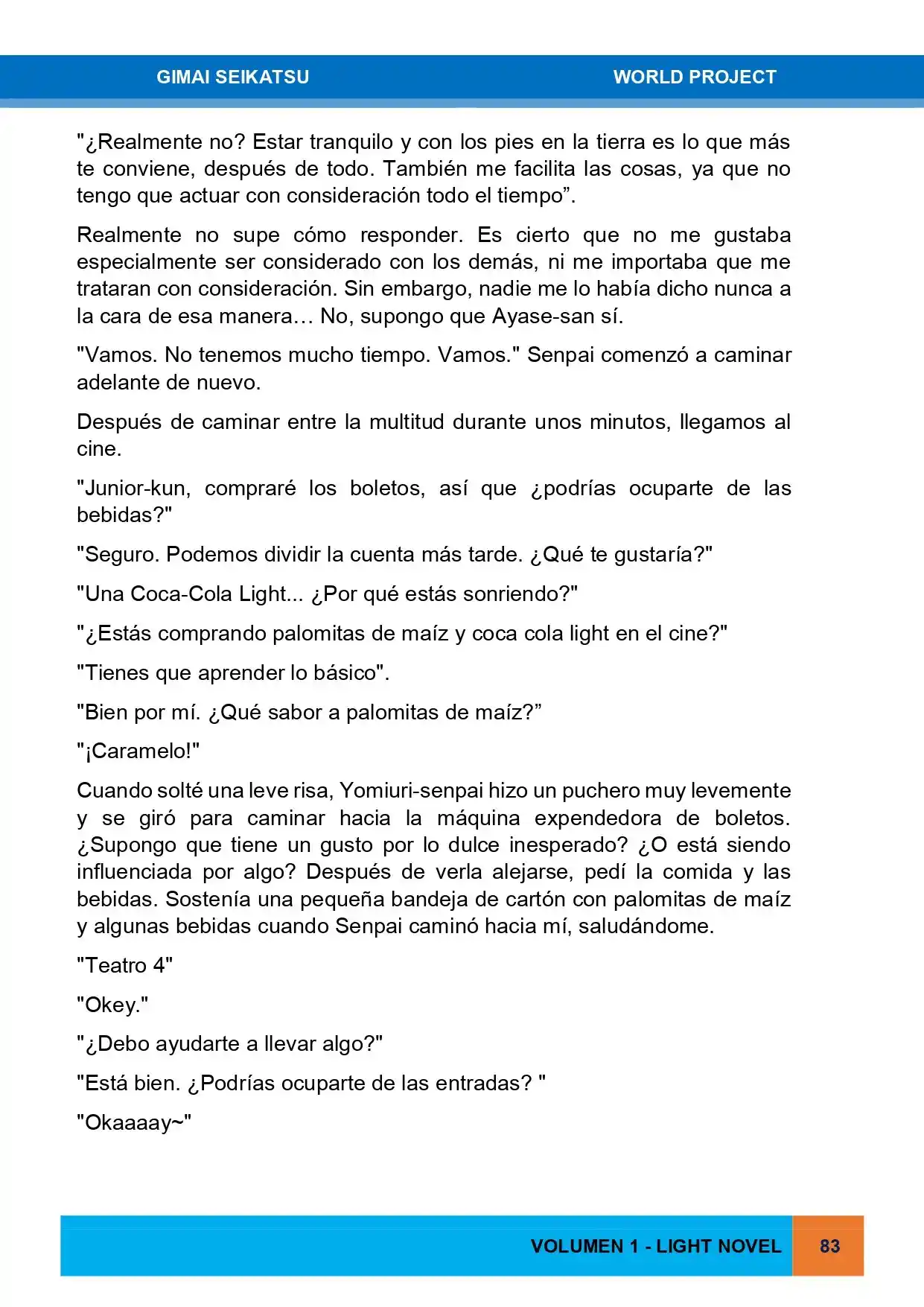 Gimai Seikatsu (Novela) - Capítulo 14 - Página 15 - LectorTMOo
