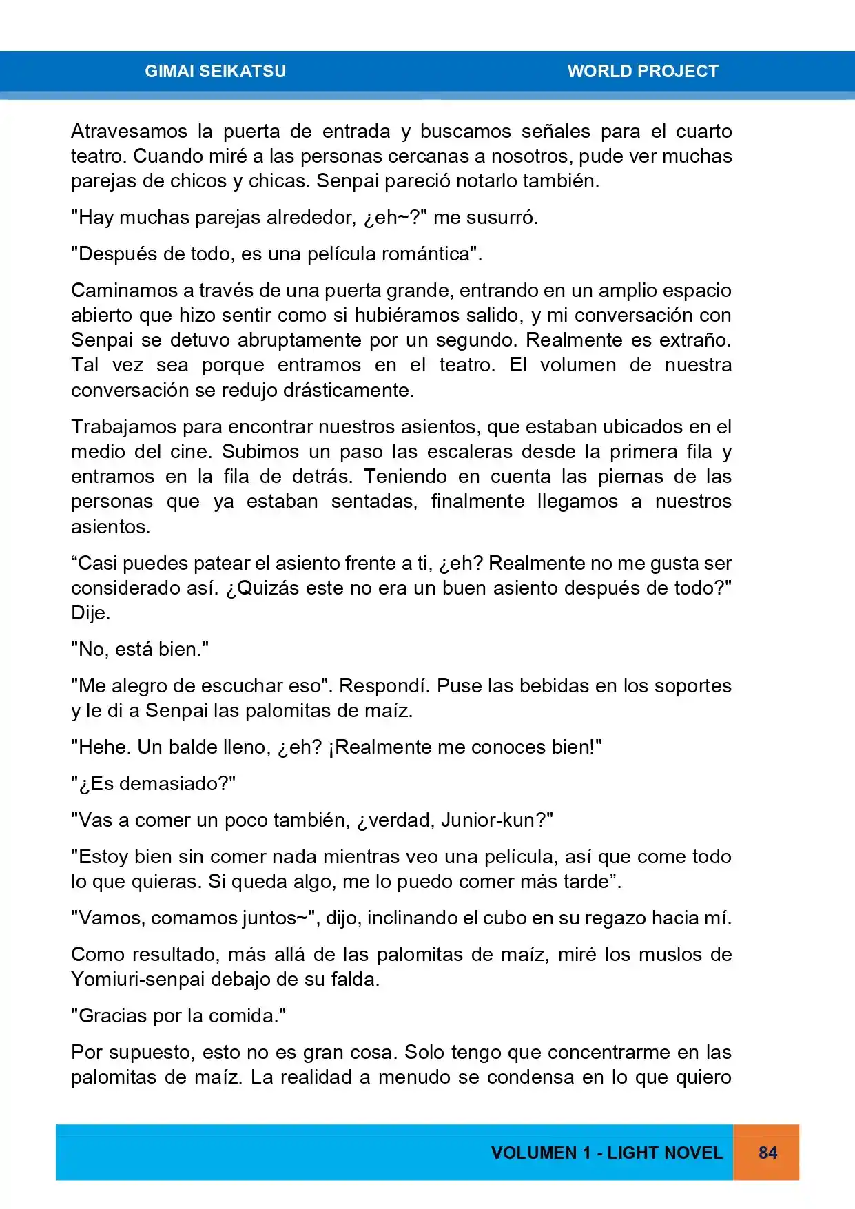 Gimai Seikatsu (Novela) - Capítulo 14 - Página 16 - LectorTMOo