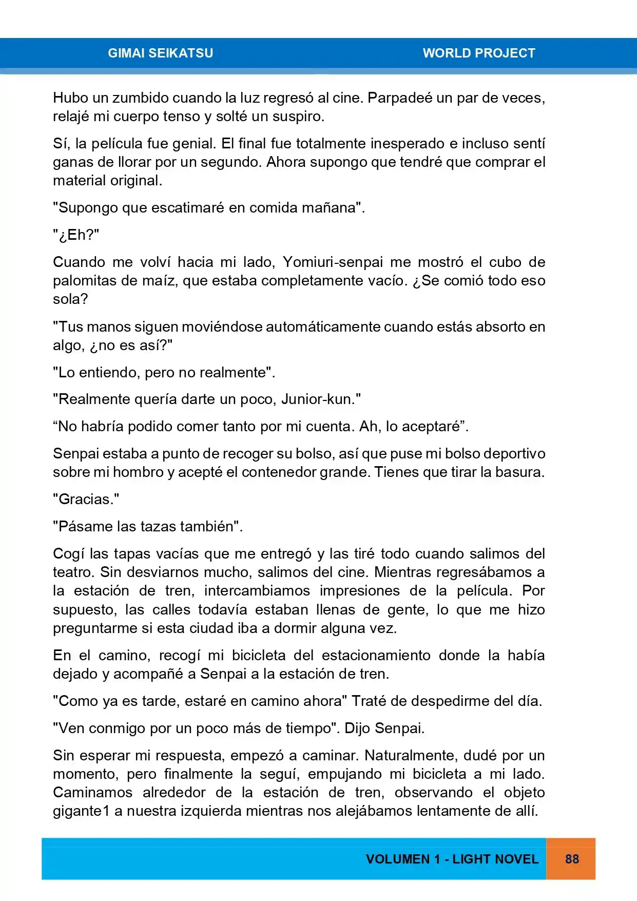 Gimai Seikatsu (Novela) - Capítulo 14 - Página 20 - LectorTMOo